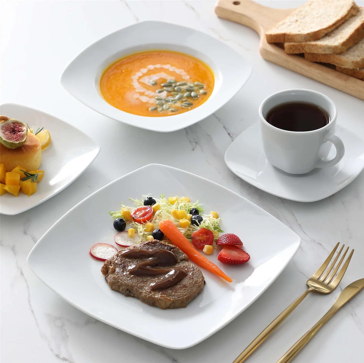 Julia 30 Piece Dinnerware Set - Image 4