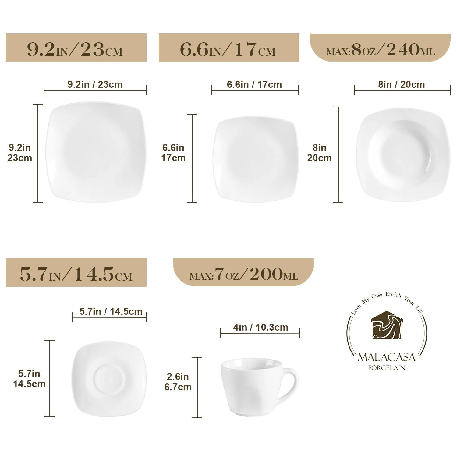 Julia 30 Piece Dinnerware Set - Image 7