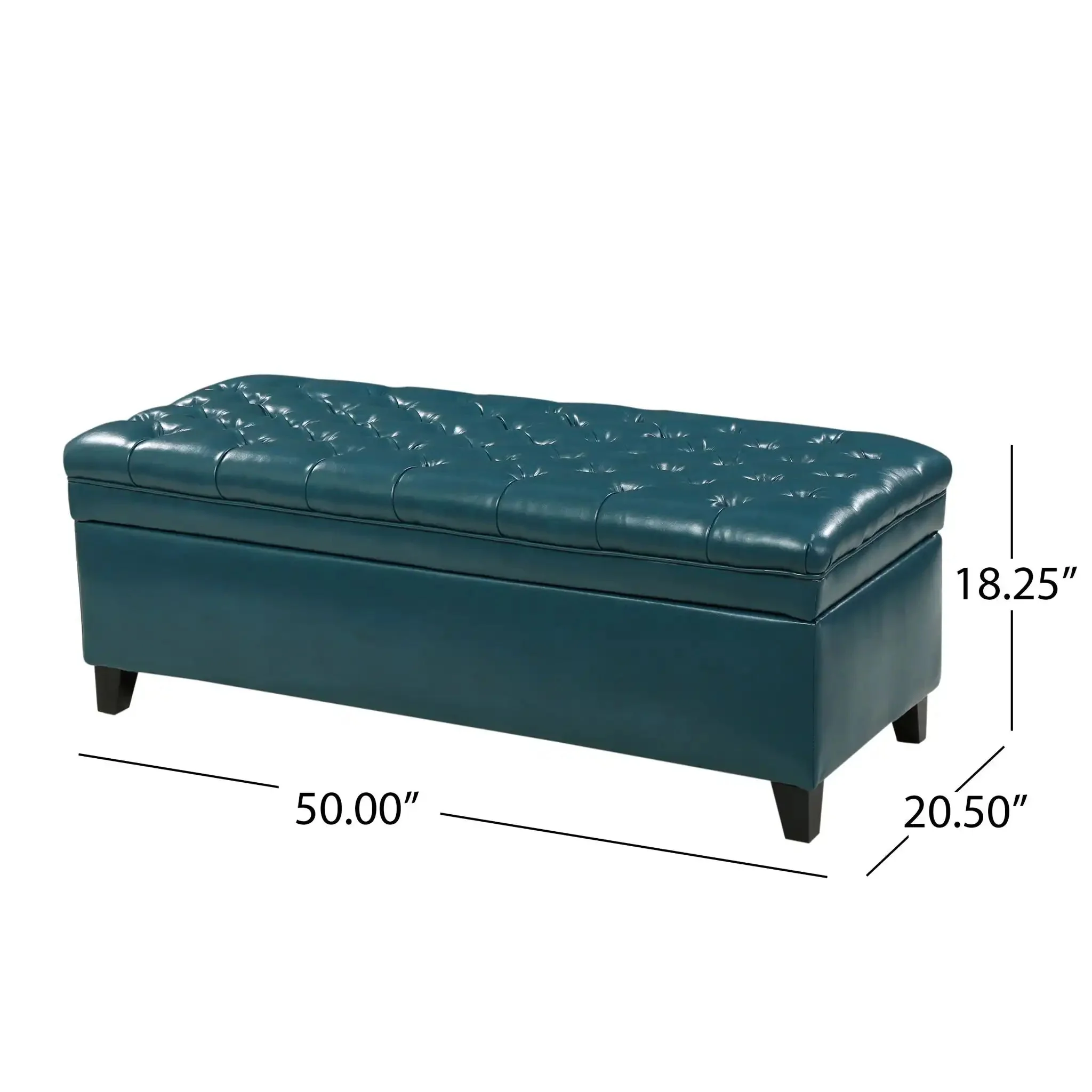 Juliana - Storage Ottoman With Birch Legs - Image 12