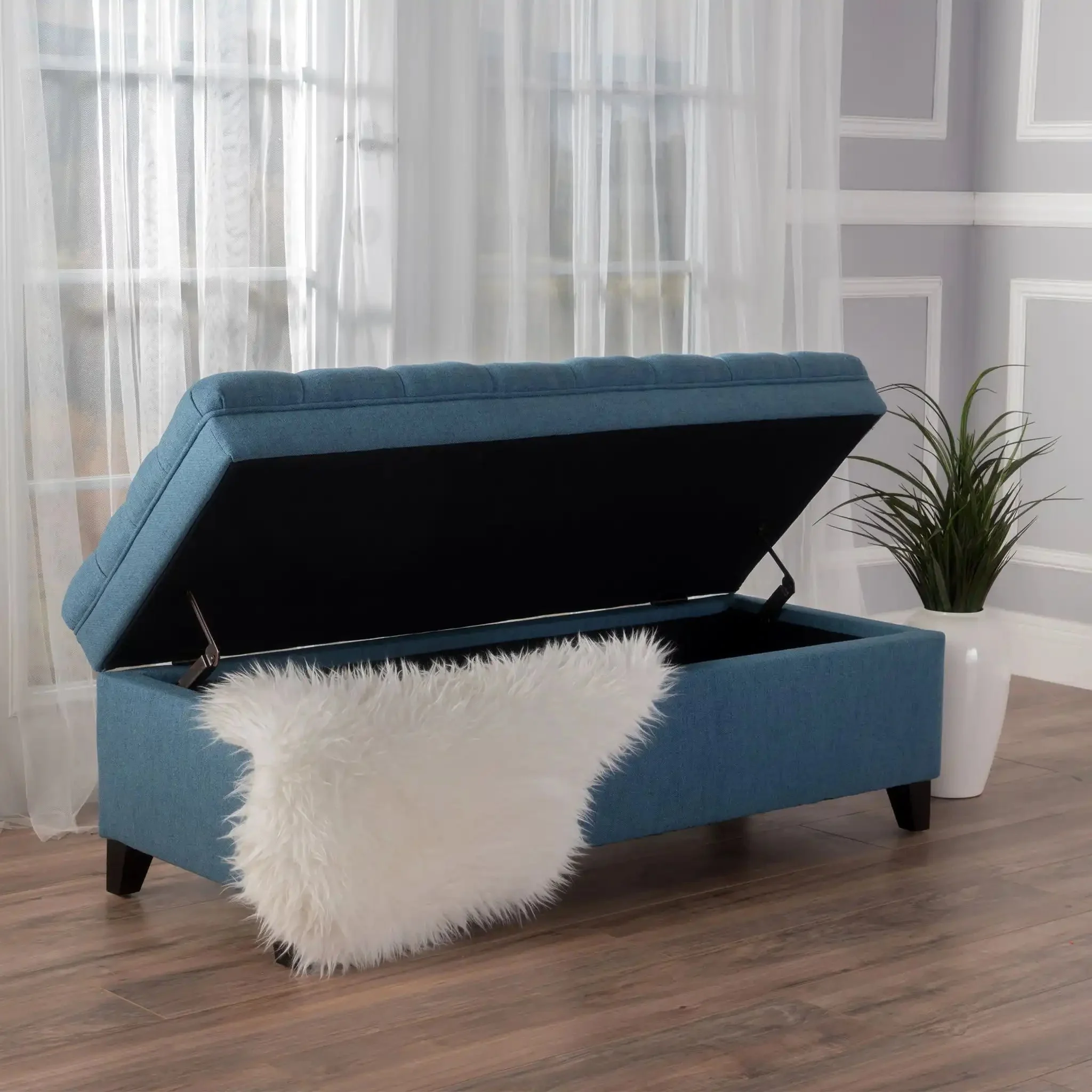 Juliana - Storage Ottoman With Birch Legs - Image 19