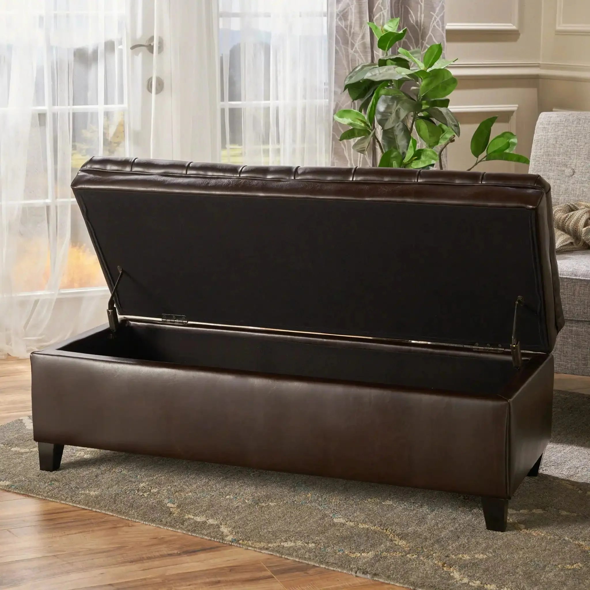 Juliana - Storage Ottoman With Birch Legs - Image 22