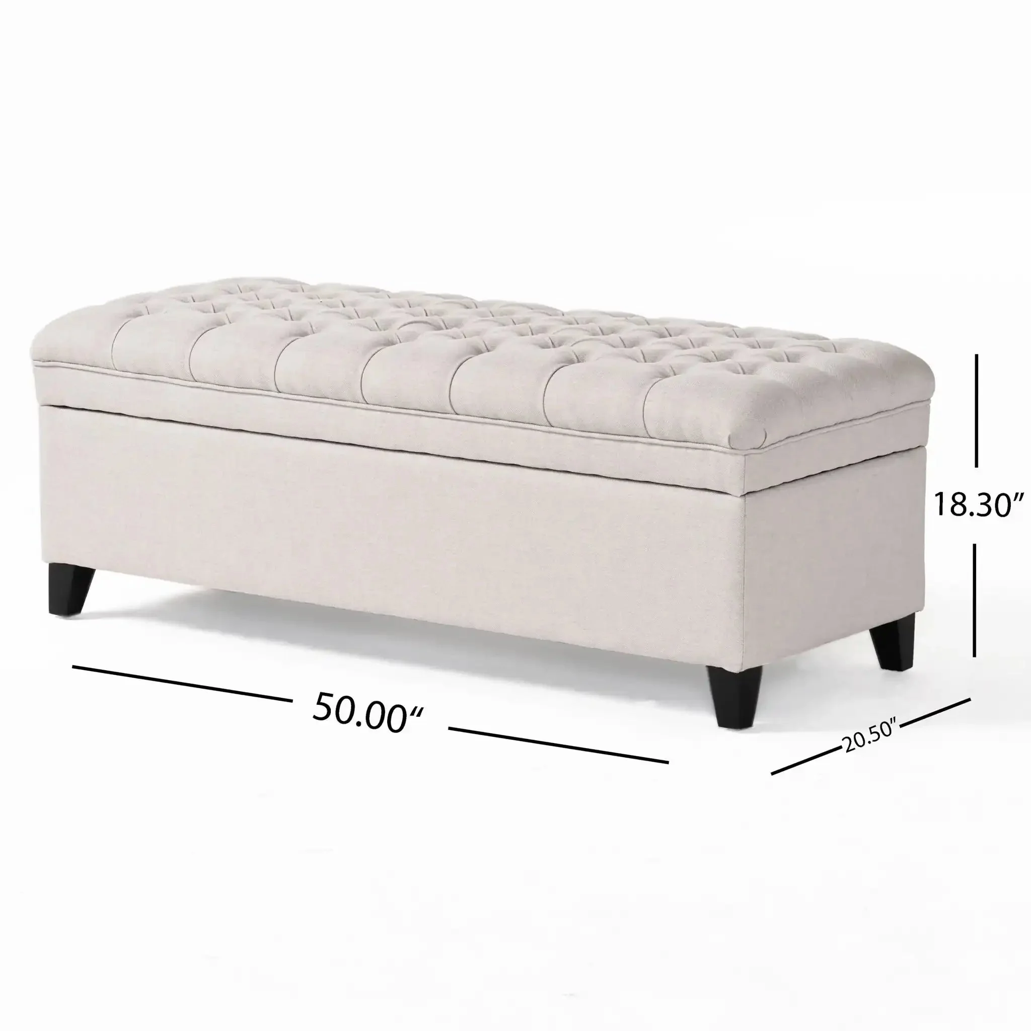 Juliana - Storage Ottoman With Birch Legs - Image 29