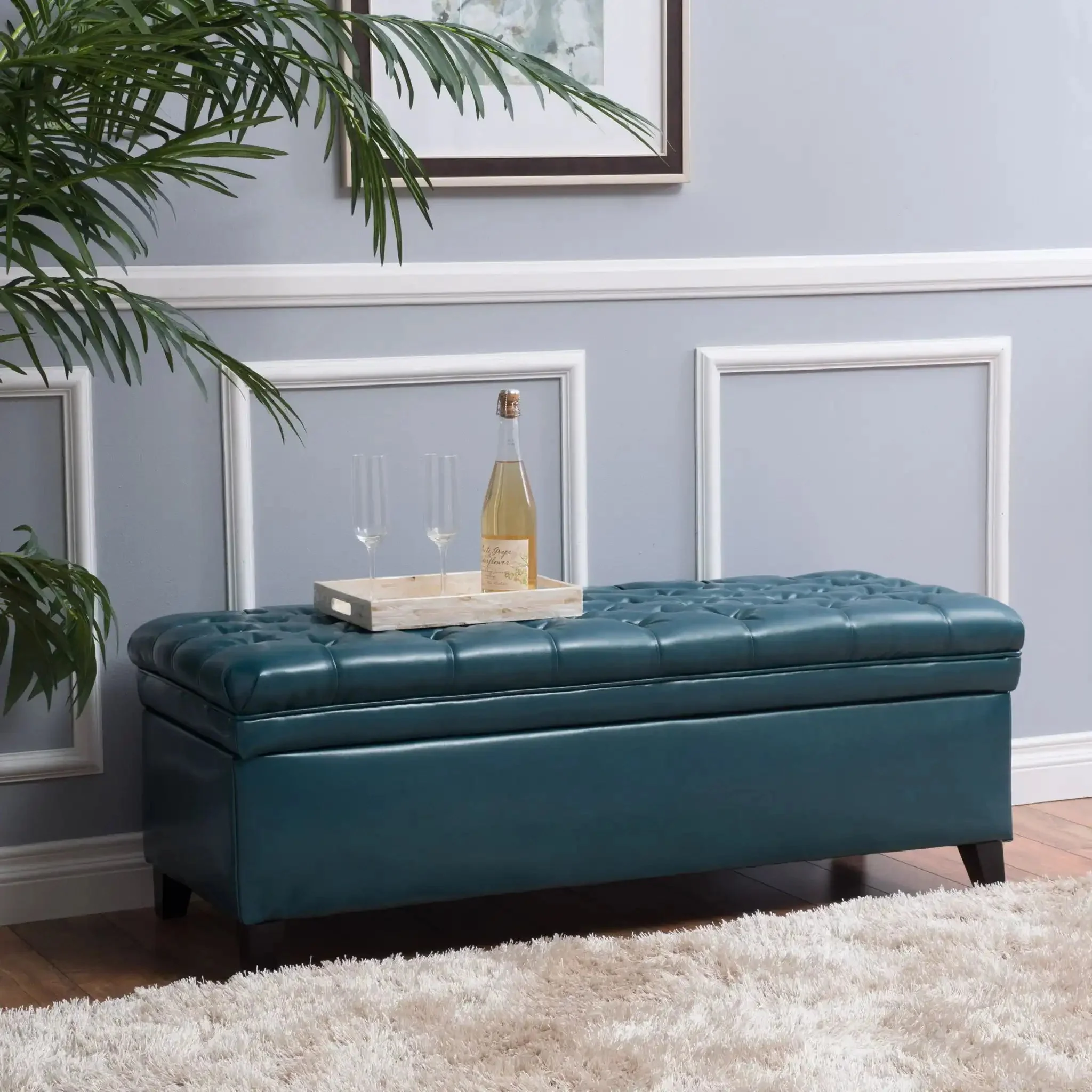 Juliana - Storage Ottoman With Birch Legs - Image 32