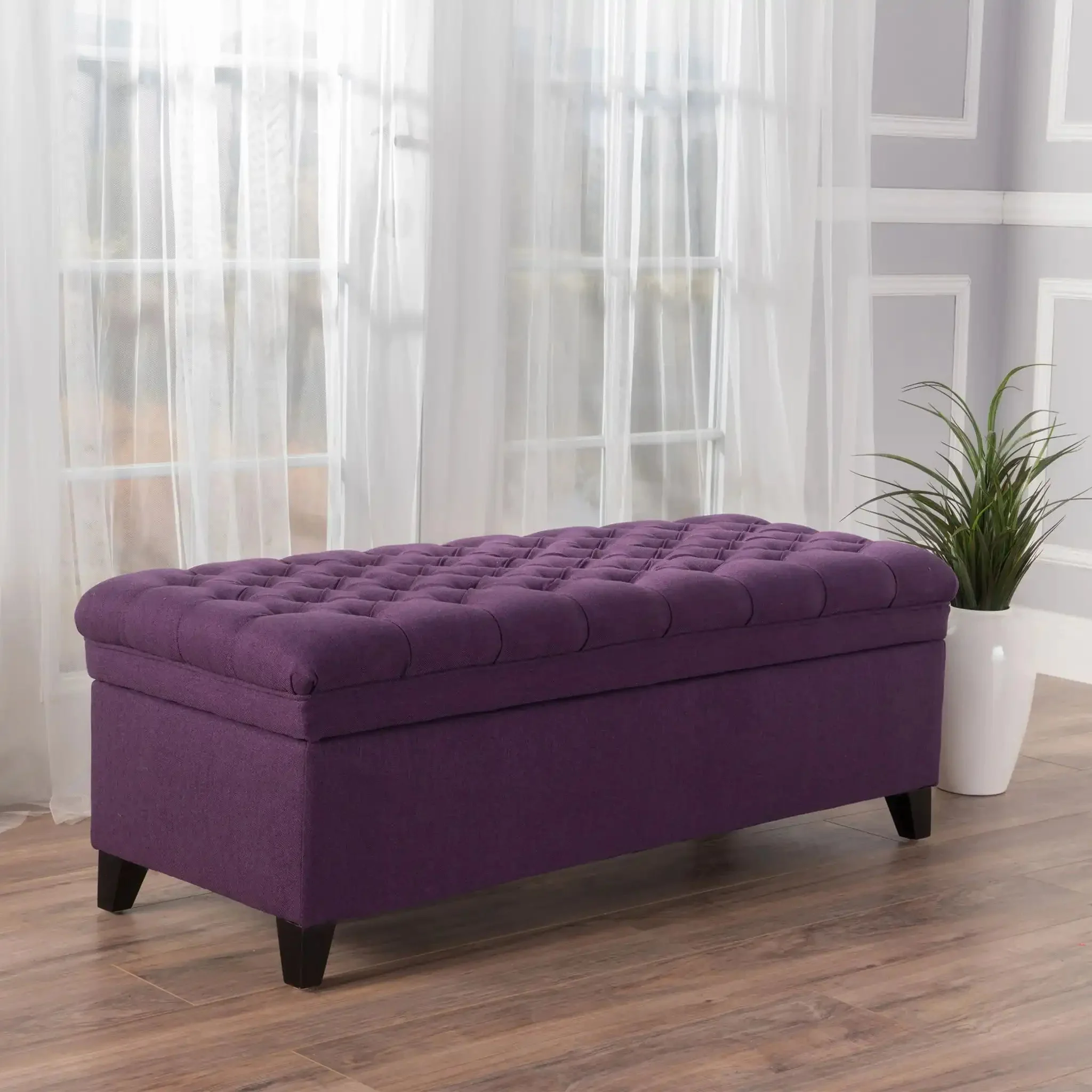 Juliana - Storage Ottoman With Birch Legs - Image 33