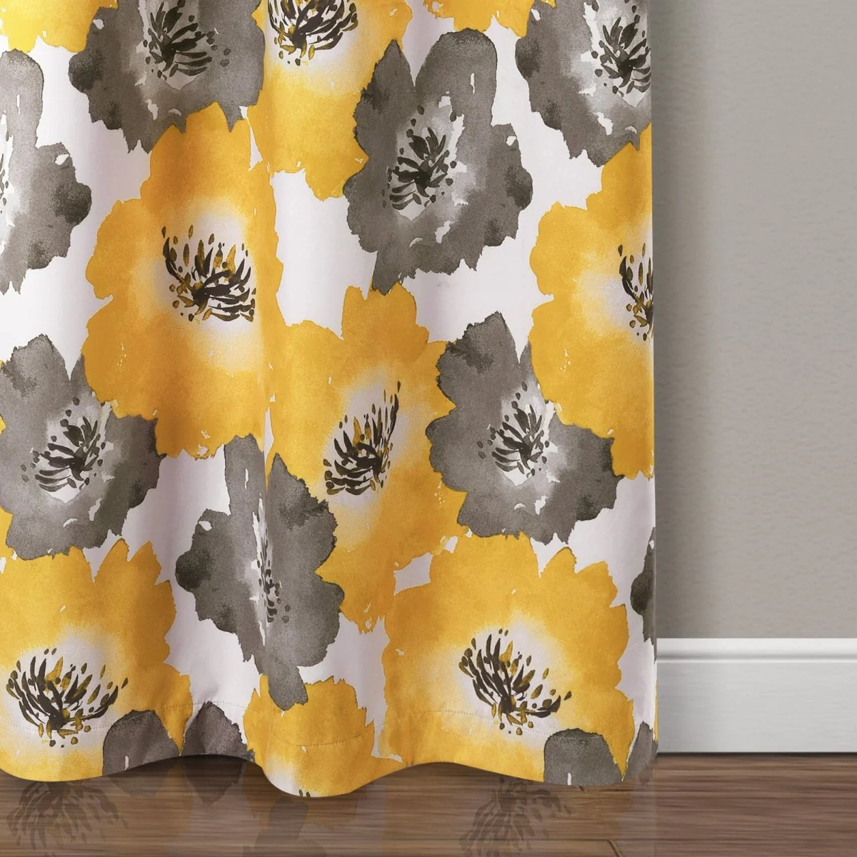 Julie Floral Insulated Grommet Blackout Window Curtain Panel Set - Image 13