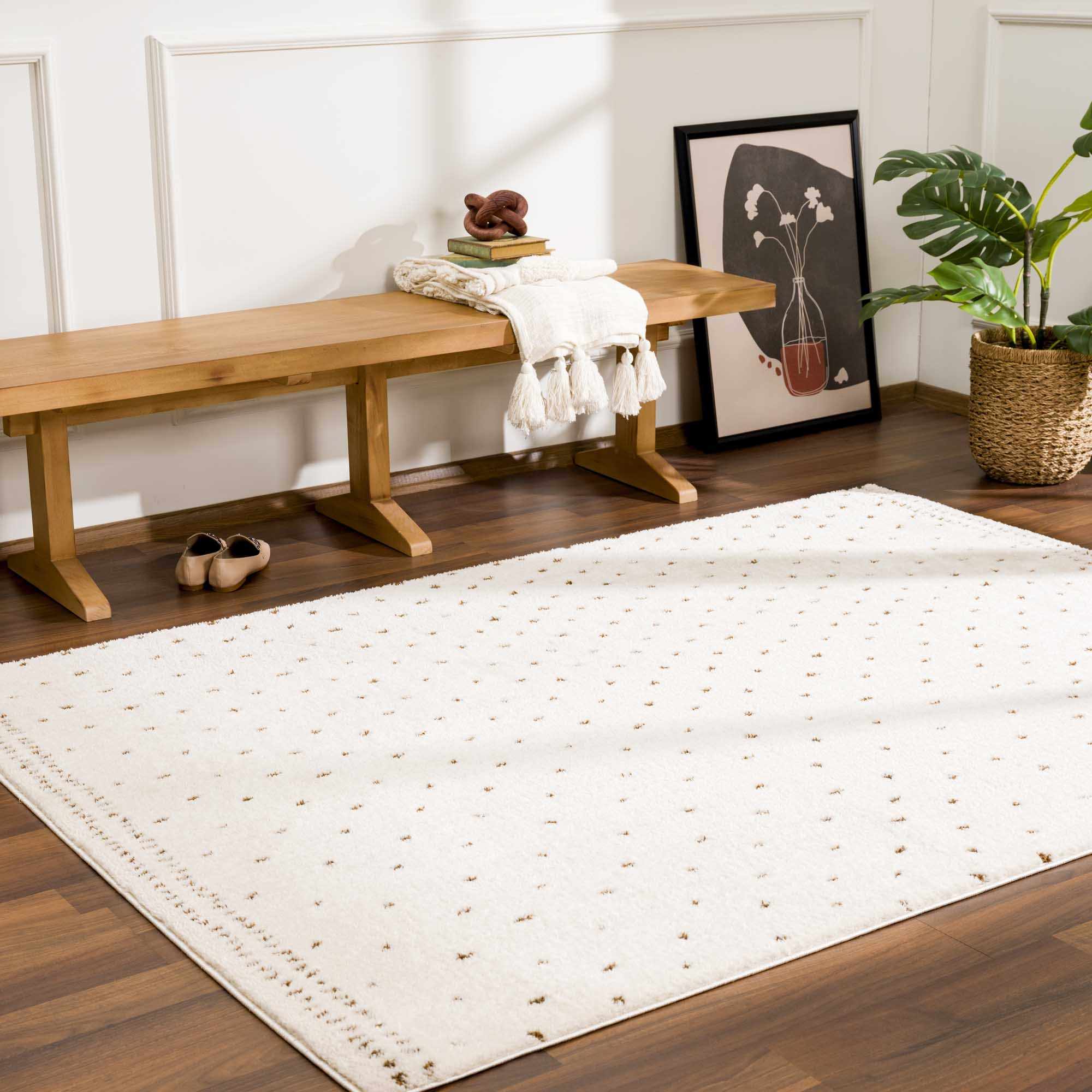 Julie Ivory & Brown Area Rug - Image 13