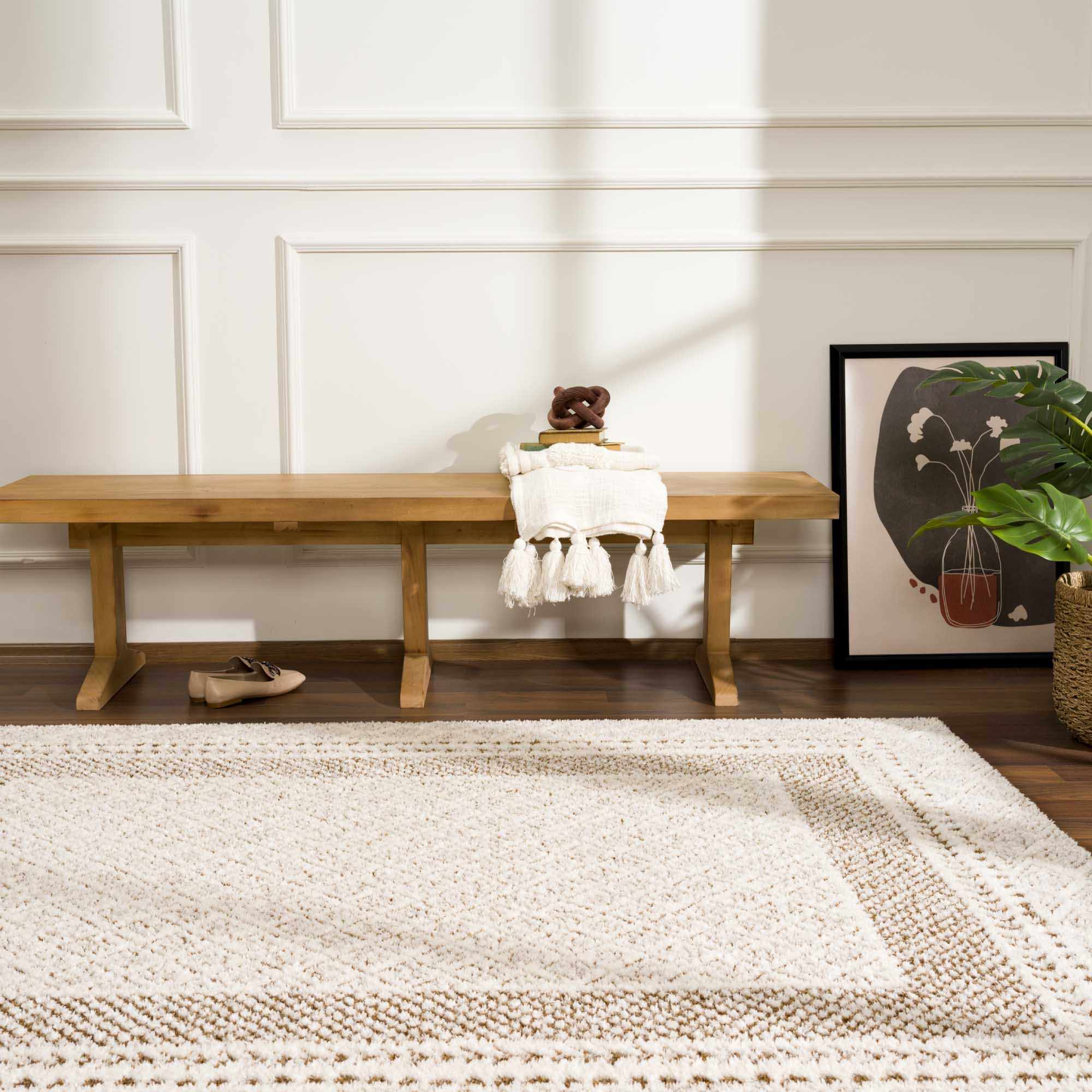 Julio Scandi Boho Area Rug - Brown - Image 19