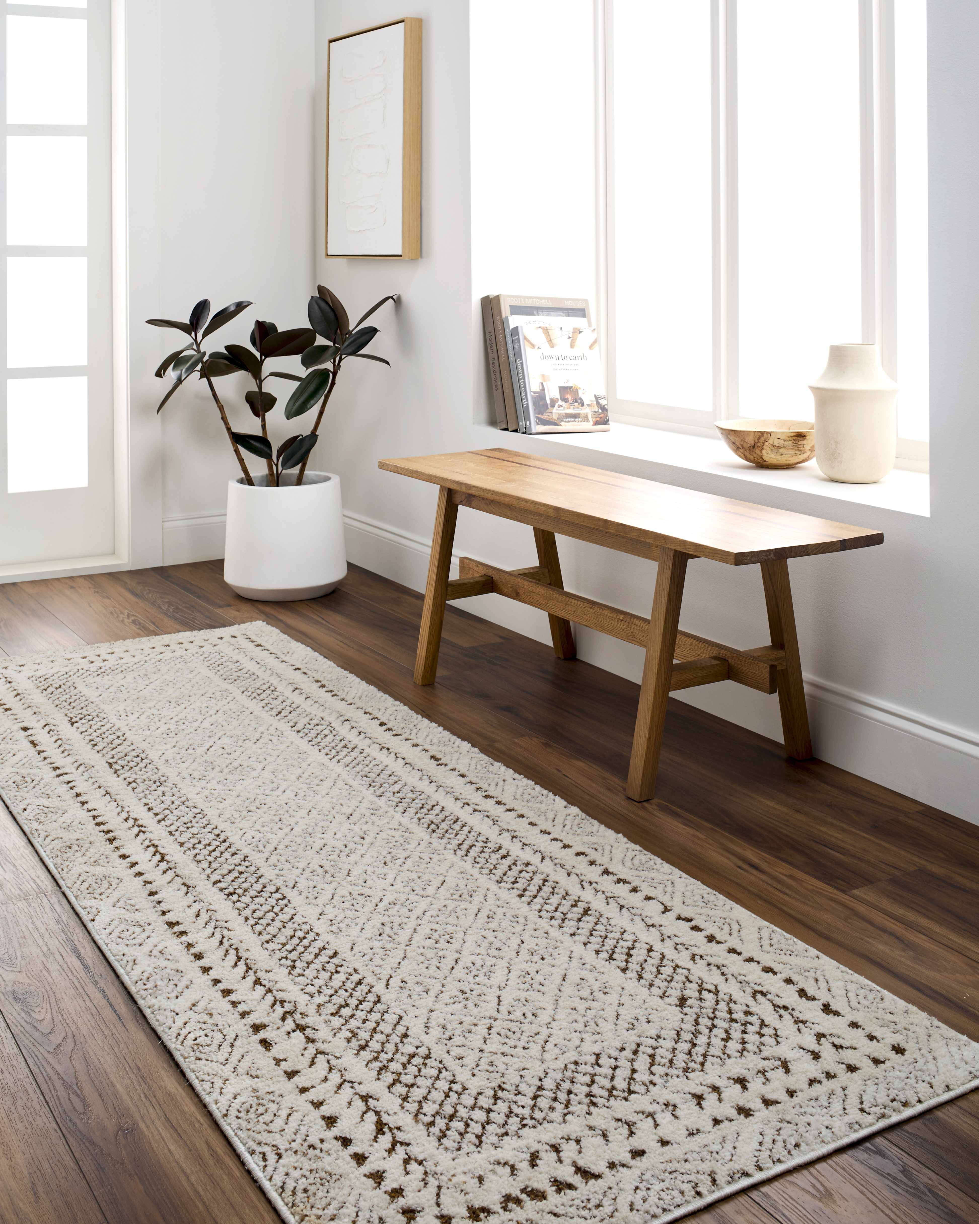 Julio Scandi Boho Area Rug - Brown - Image 21