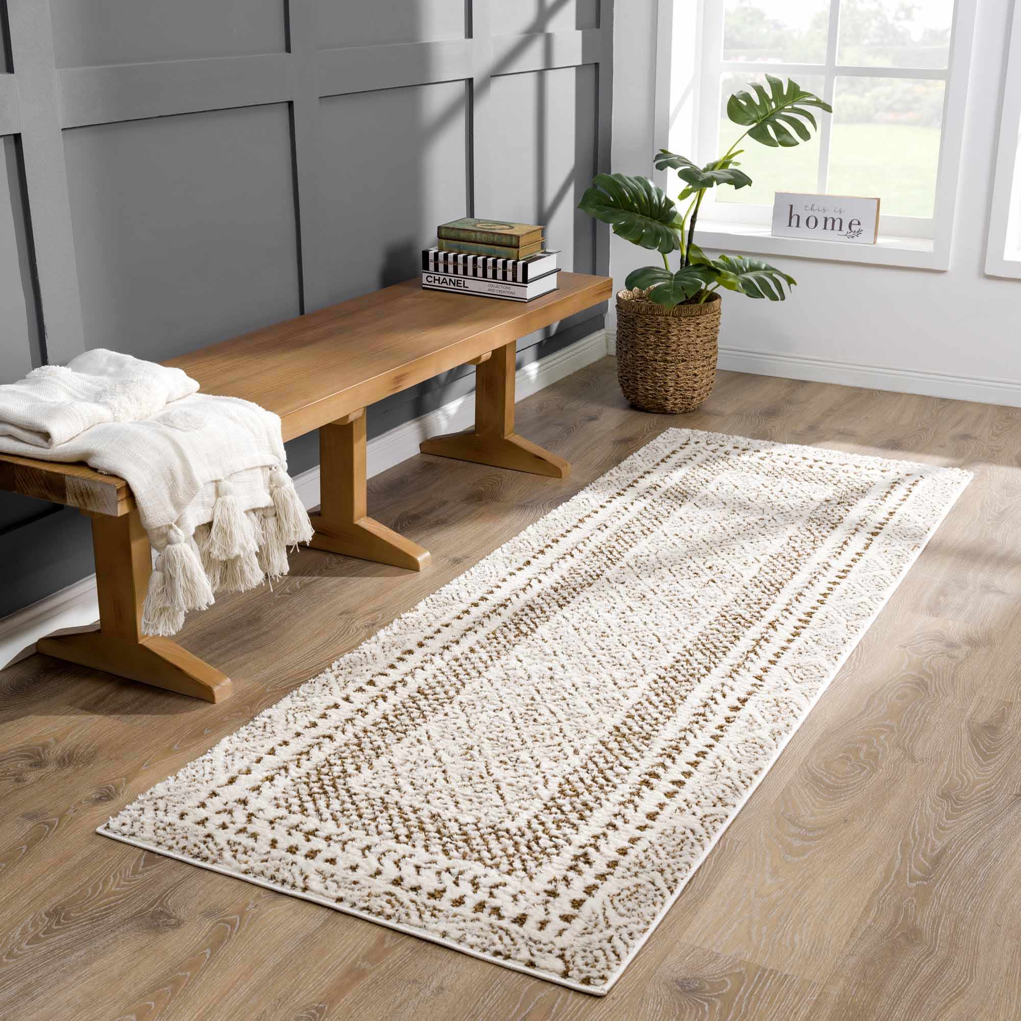 Julio Scandi Boho Area Rug - Brown - Image 4