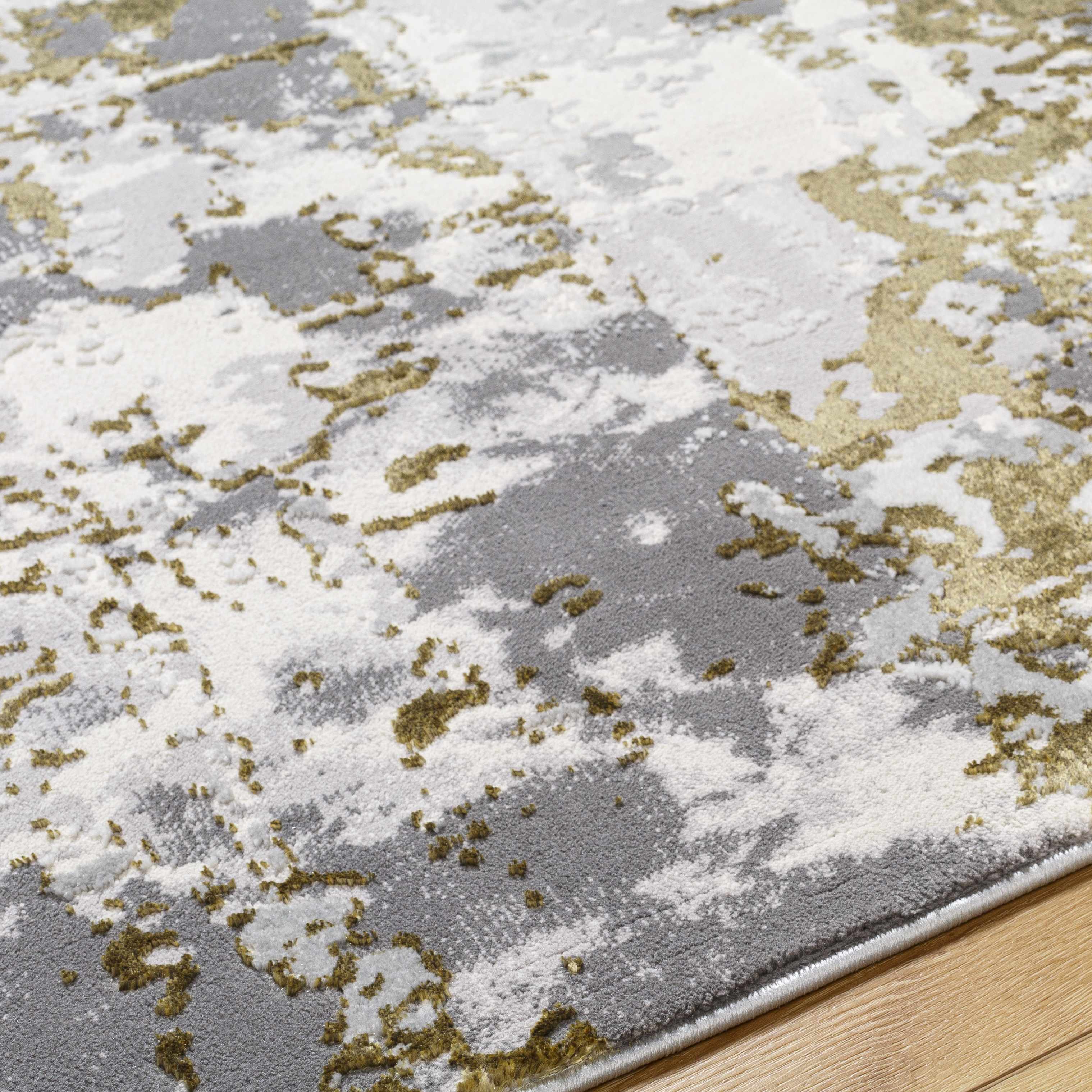 Junko Gray & Green Marble Area Rug - Clearance - Image 6