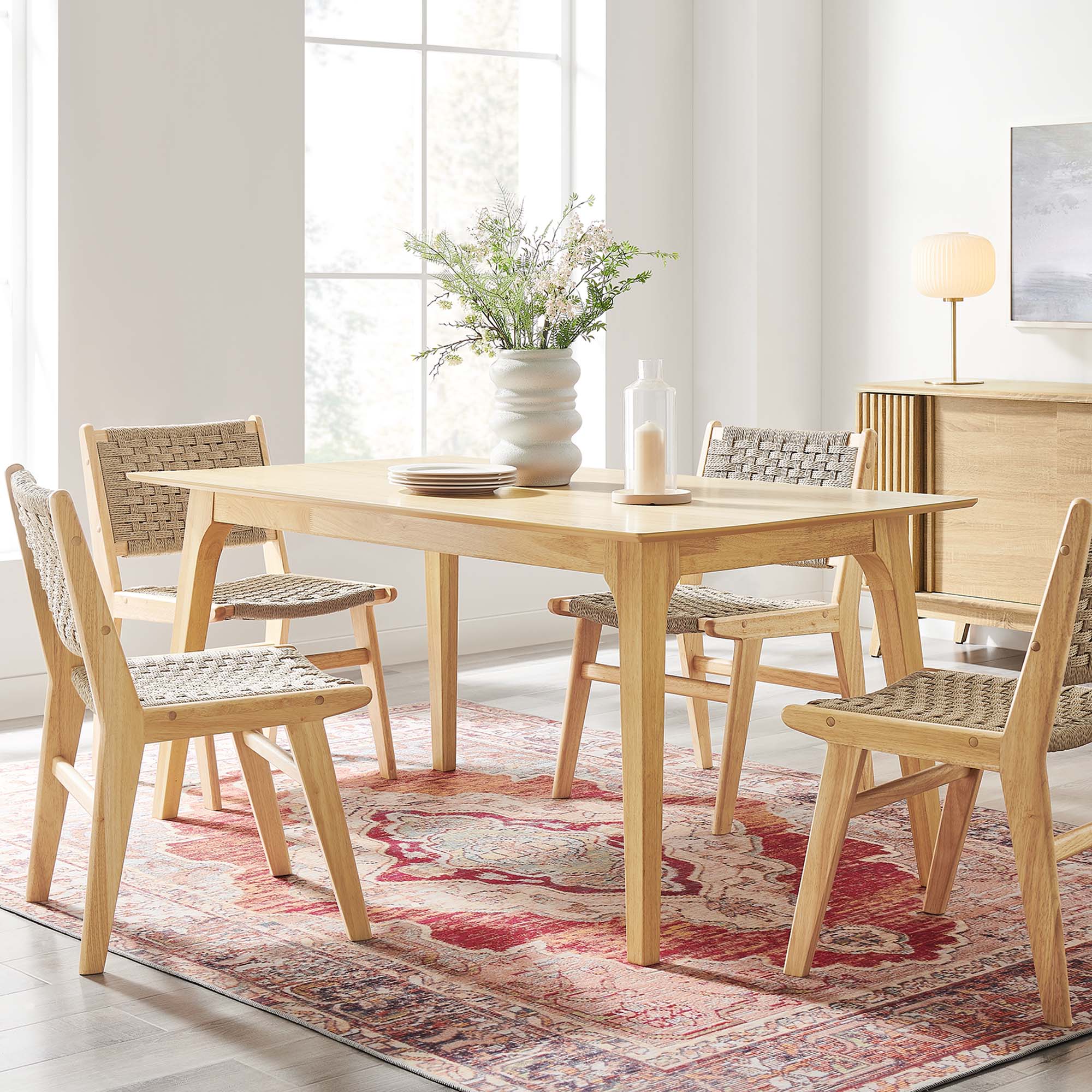 Juxtapose 63" Rectangle Dining Table by Modway - Image 7