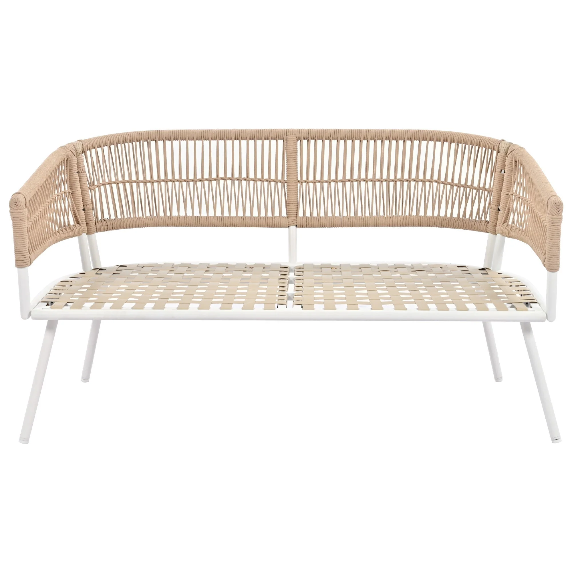 K&K 4-Piece Boho Rope Patio Furniture Set - Image 17