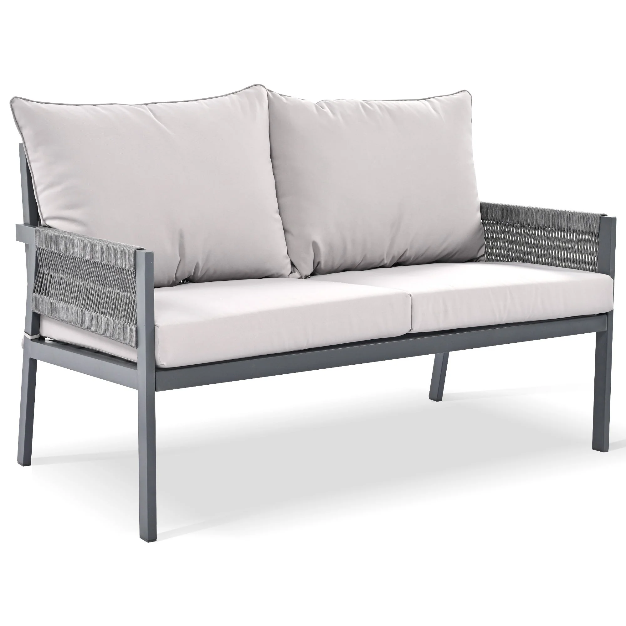 K&K 4-Piece Rope Patio Furniture Set - Image 17