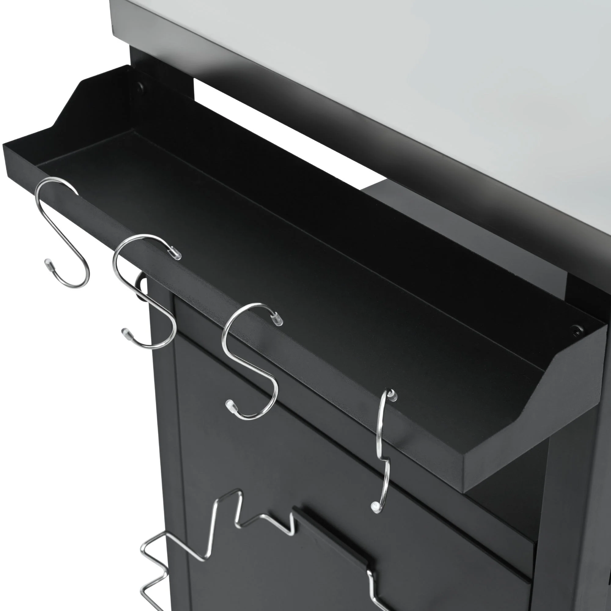 K&K 54.5" Outdoor Kitchen Island with Stainless Steel Tabletop - Image 30