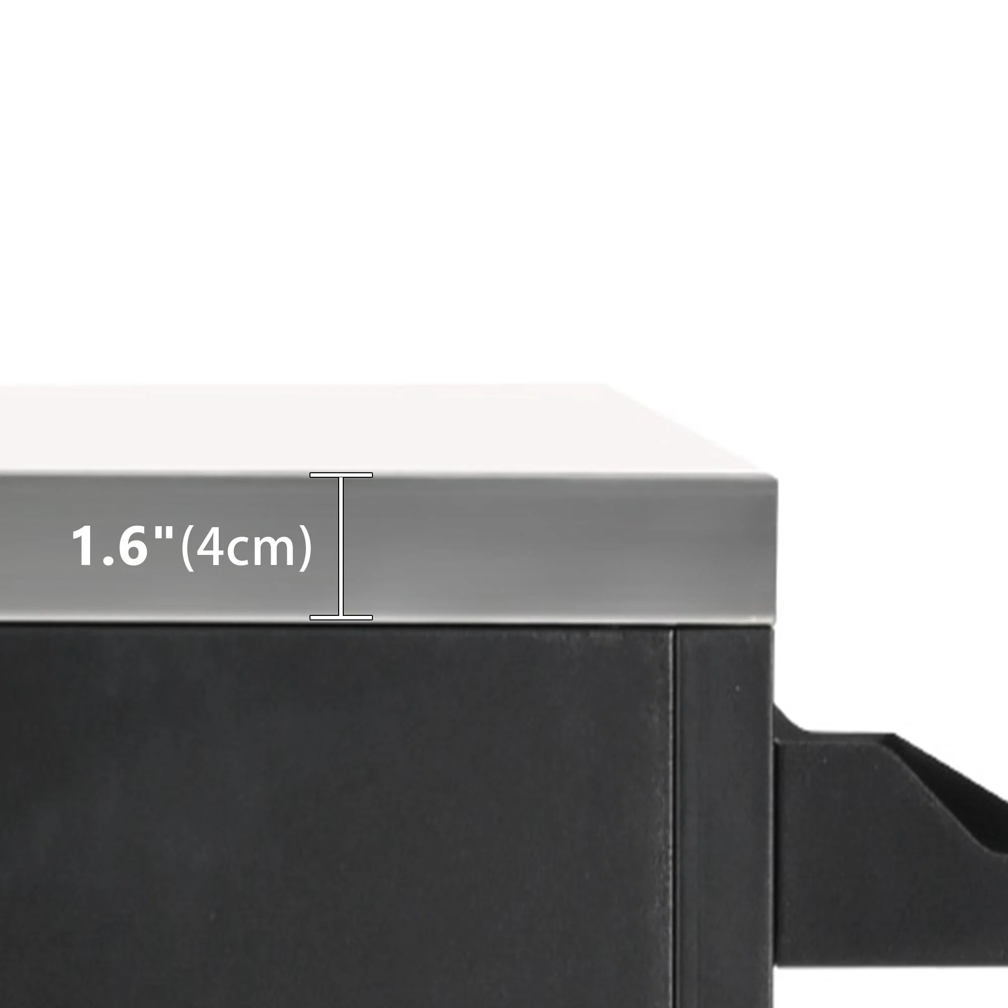 K&K 55.5" Outdoor Kitchen Island with Sink - Image 30