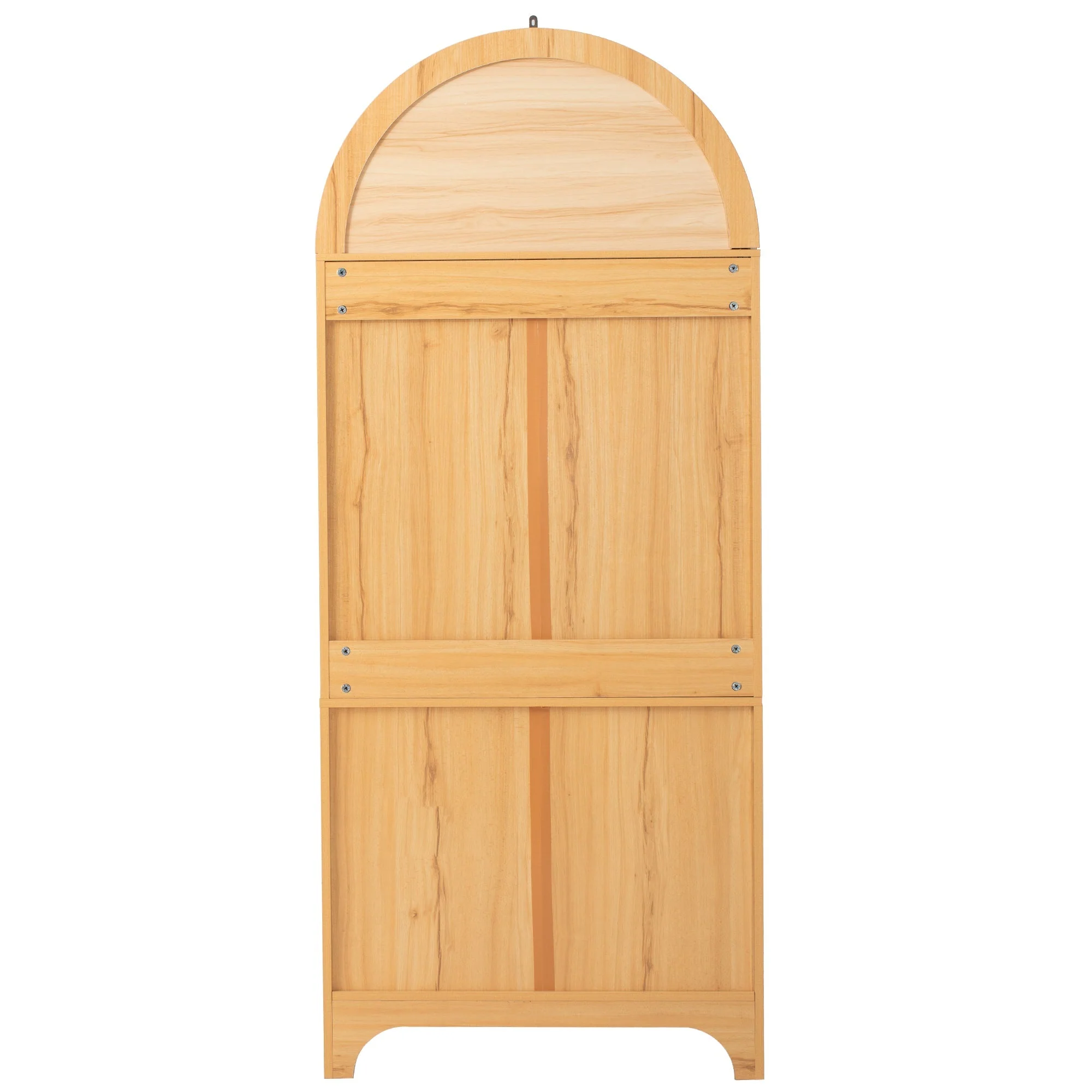 K&K 71' Tall Arched Kitchen Pantry Cabinet with Adjustable Shelves - Image 17