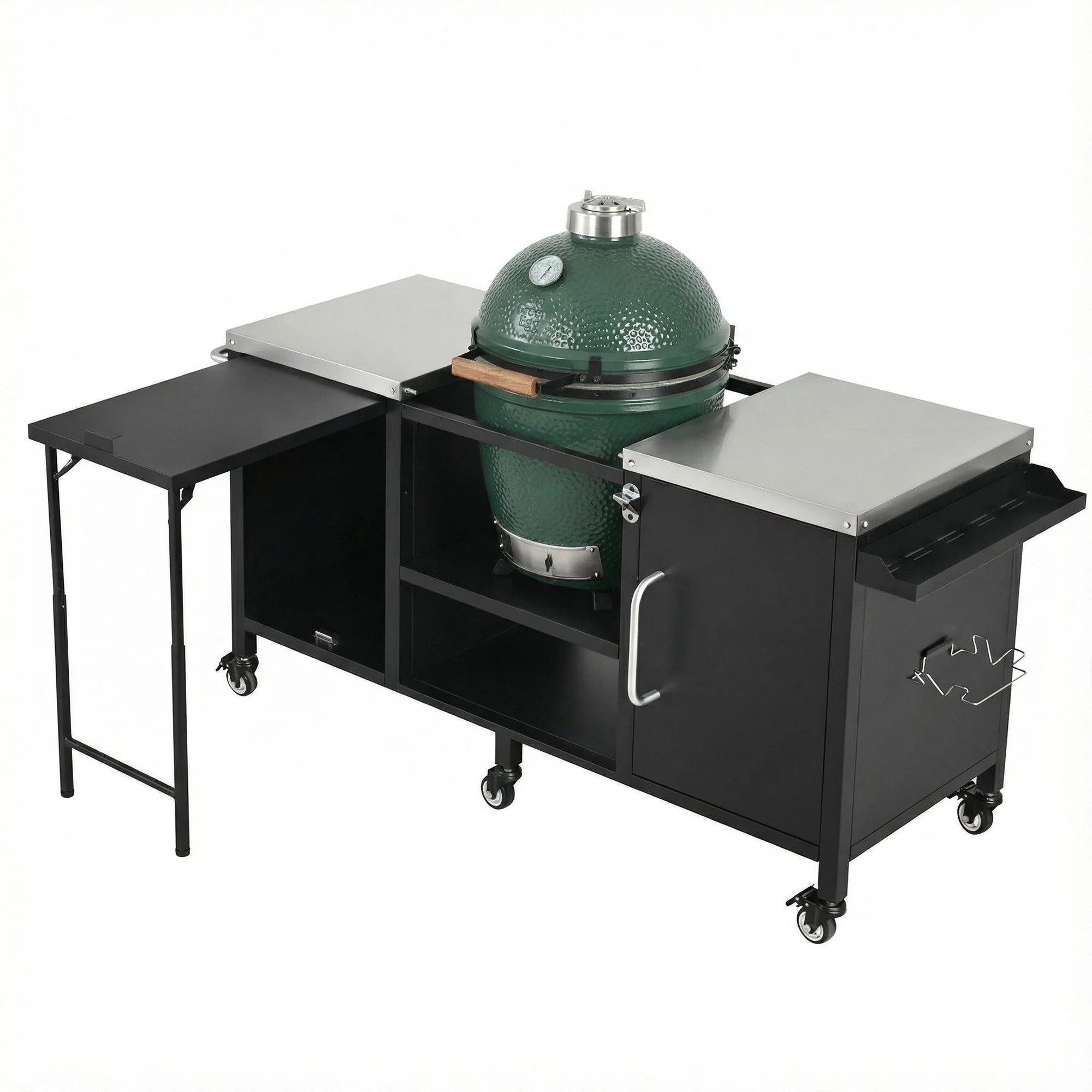 K&K 72.4' Large Grill Table for Big Green Egg - Image 17
