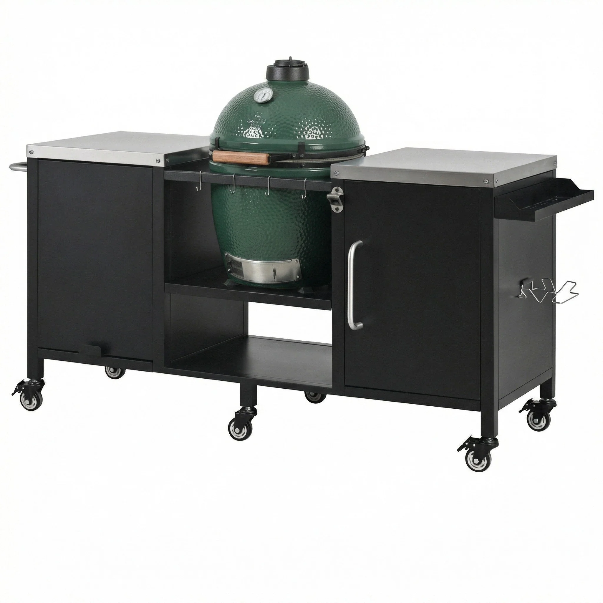 K&K 72.4' Large Grill Table for Big Green Egg - Image 20