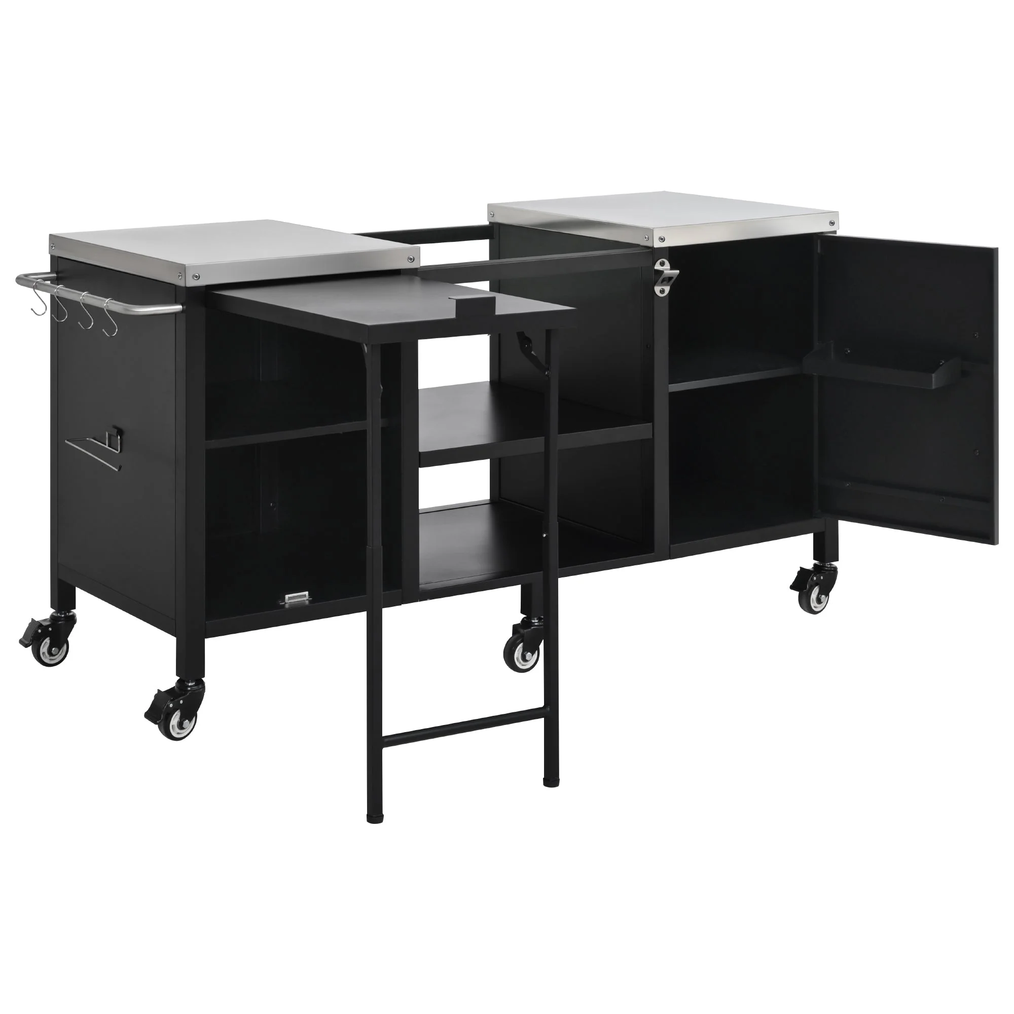 K&K 72.4' Large Grill Table for Big Green Egg - Image 26