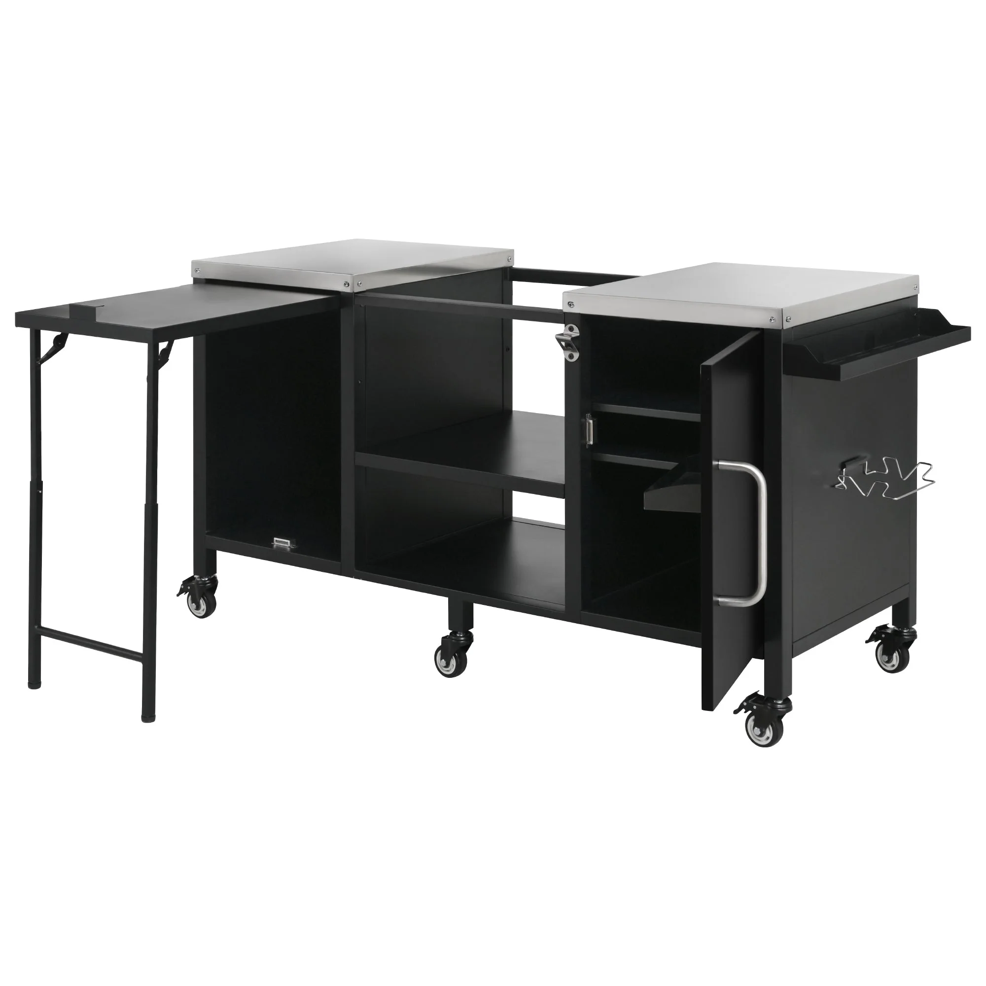 K&K 72.4' Large Grill Table for Big Green Egg - Image 27