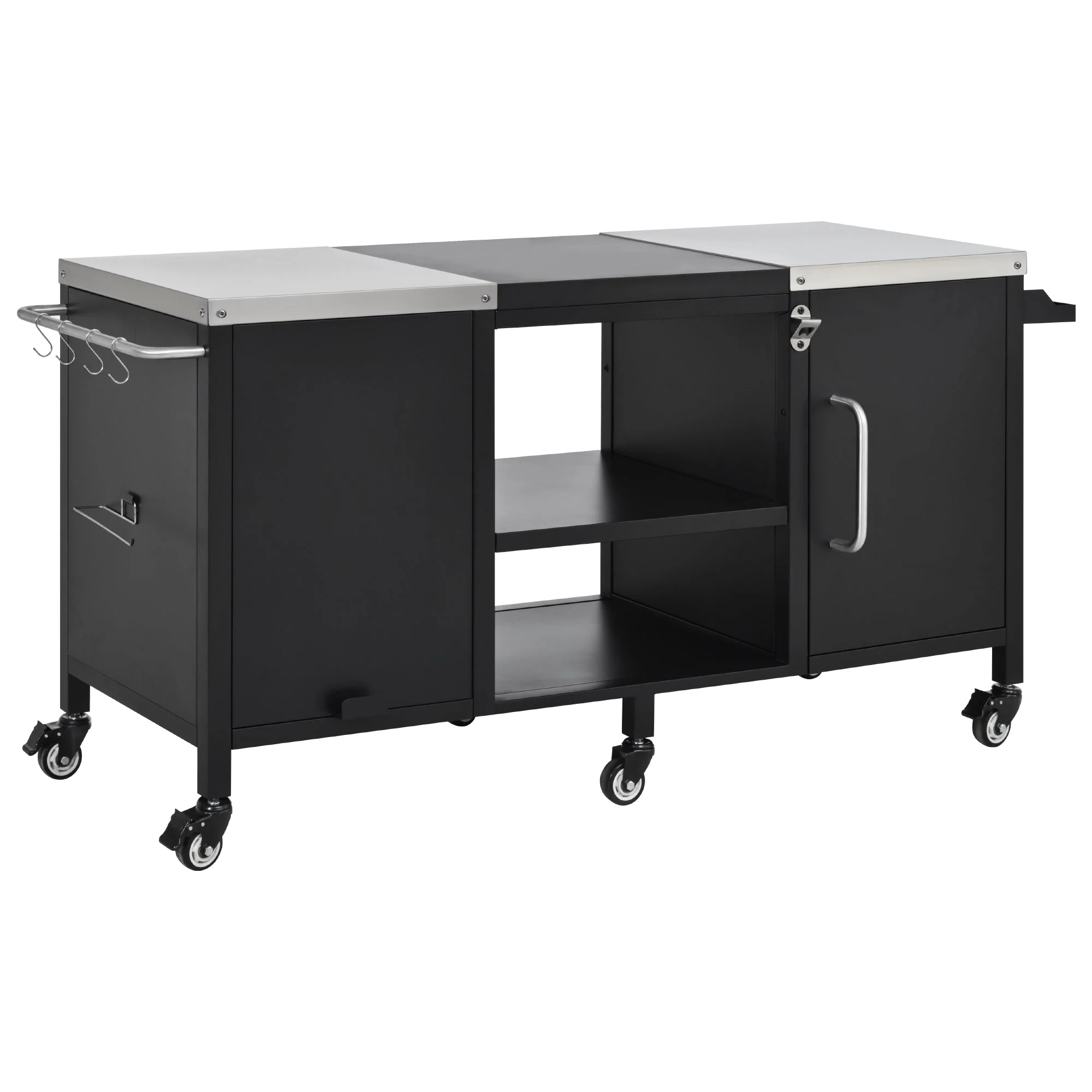 K&K 72.4' Large Grill Table for Big Green Egg - Image 60