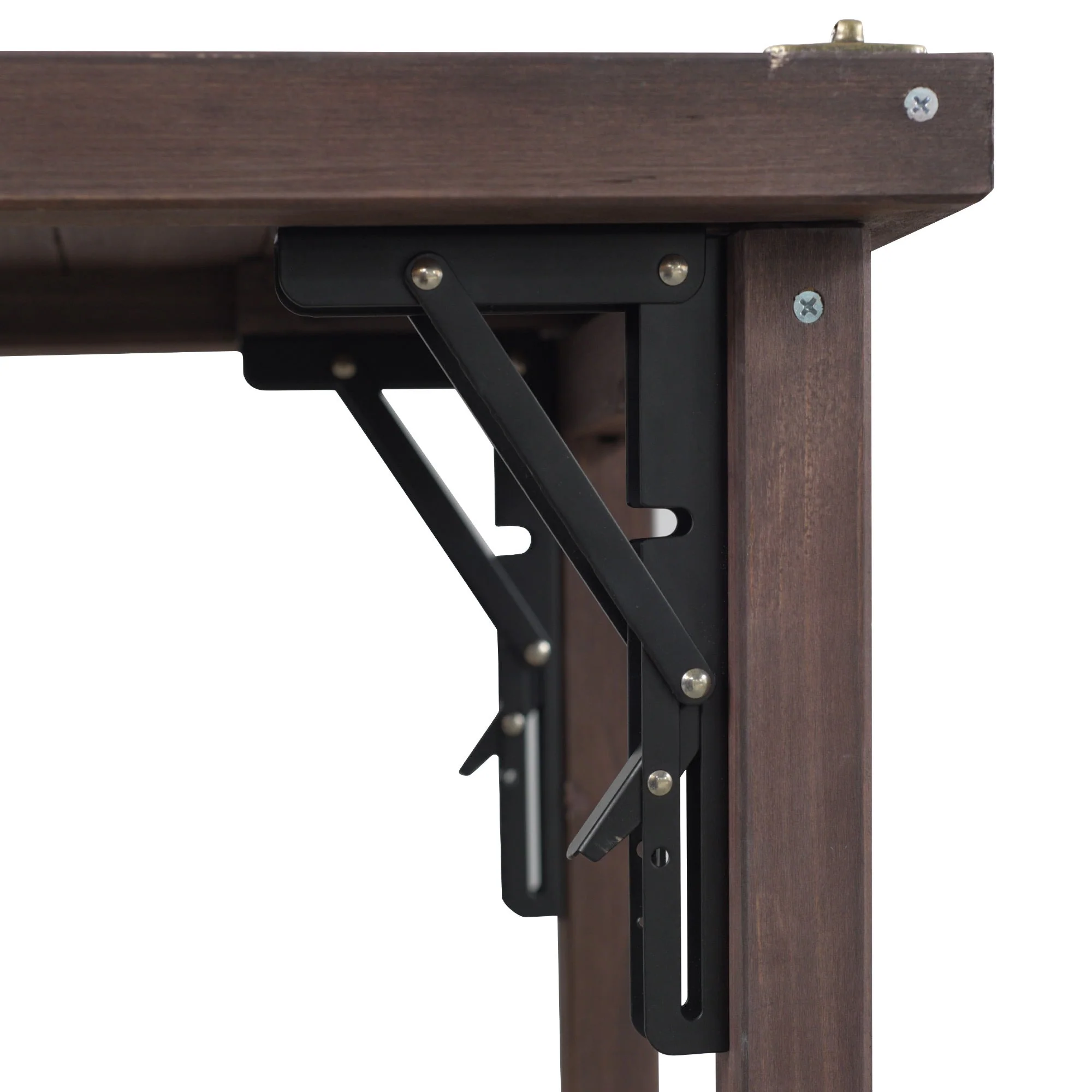 K&K 78.3' Outdoor Kitchen Island with Foldable Grill Table - Image 23