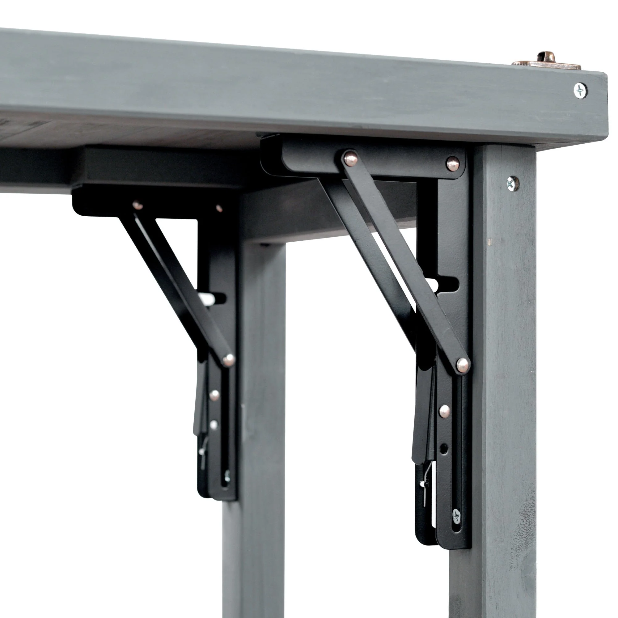 K&K 78.3' Outdoor Kitchen Island with Foldable Grill Table - Image 20