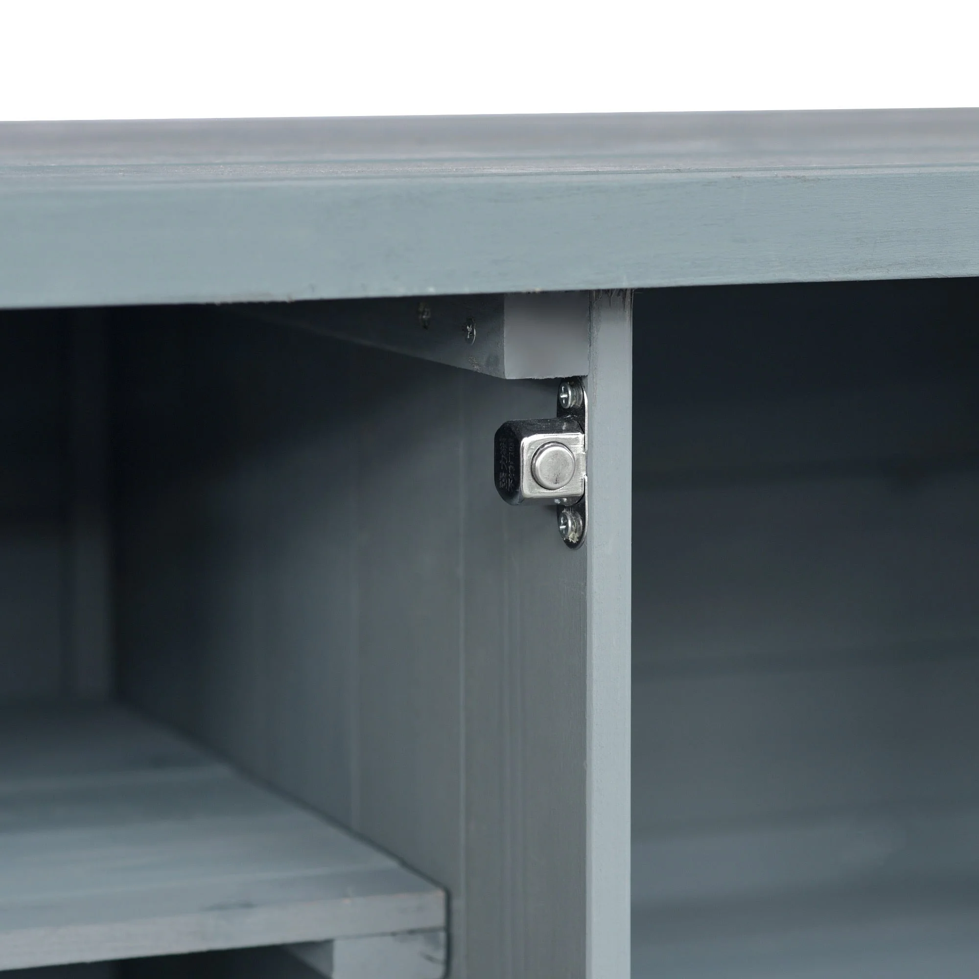 K&K Outdoor Kitchen Island, Rolling Bar Cart & Storage Cabinet - Image 24
