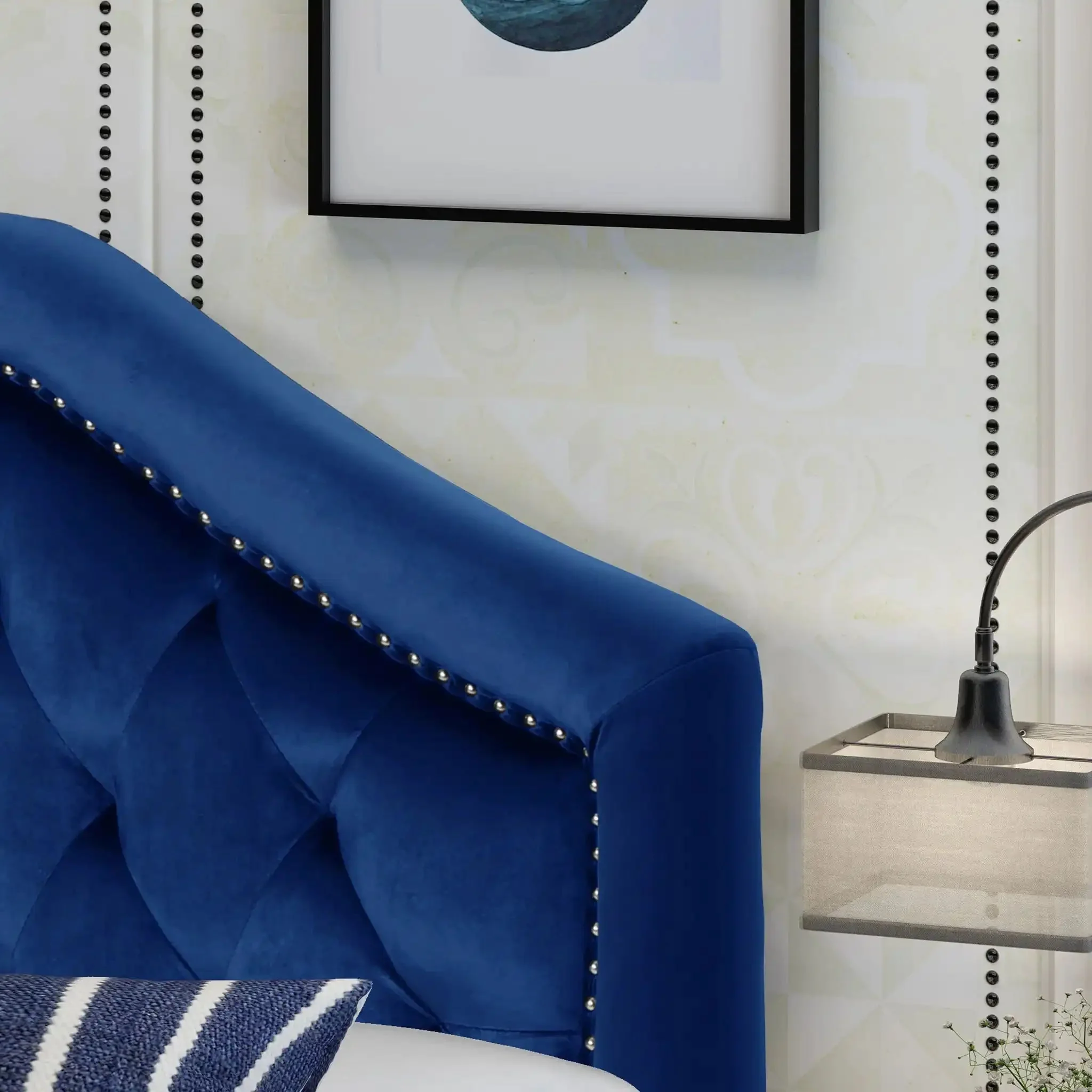 Kaarina - Contemporary Tufted Fabric Headboard - Image 16