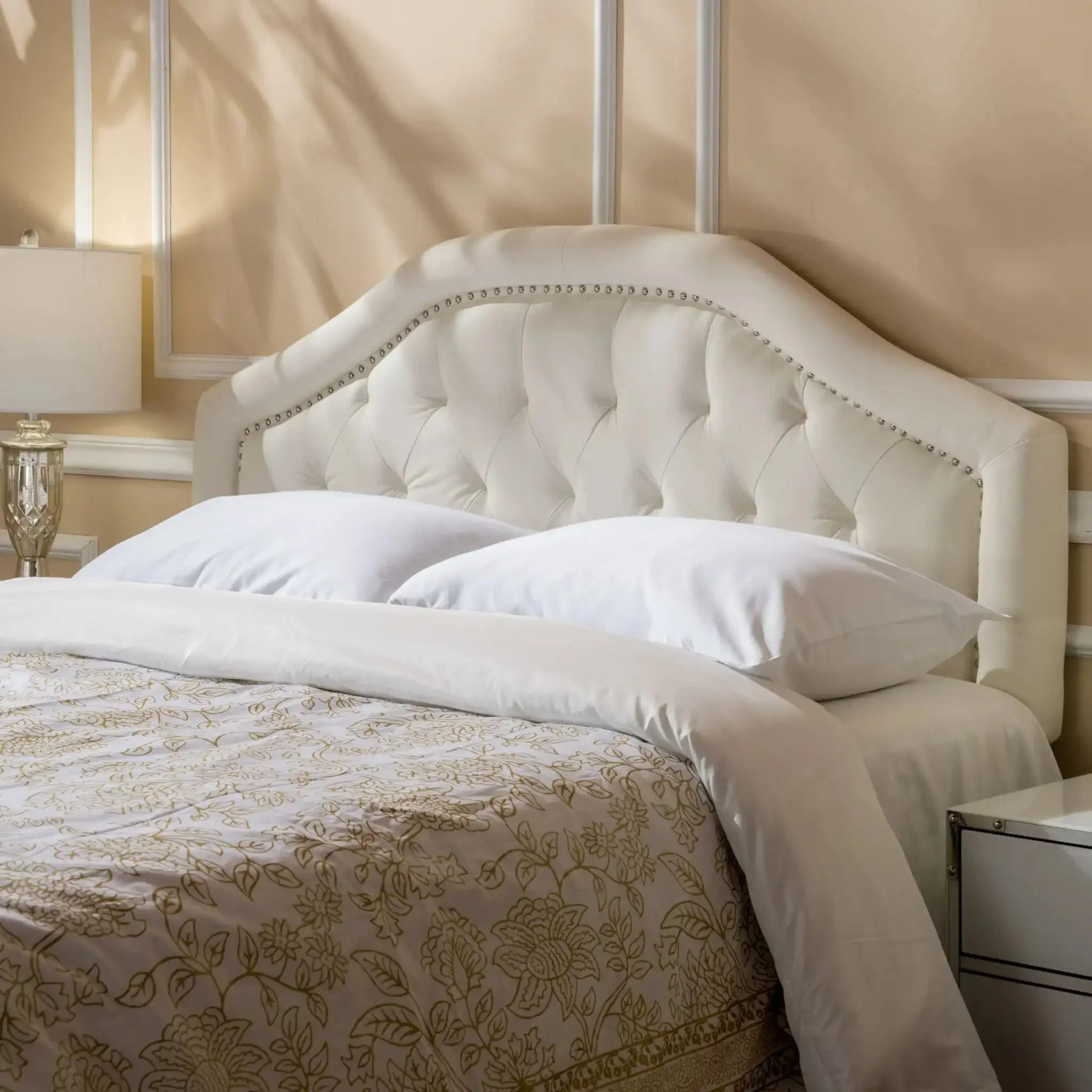 Kaarina - Contemporary Tufted Fabric Headboard - Image 7