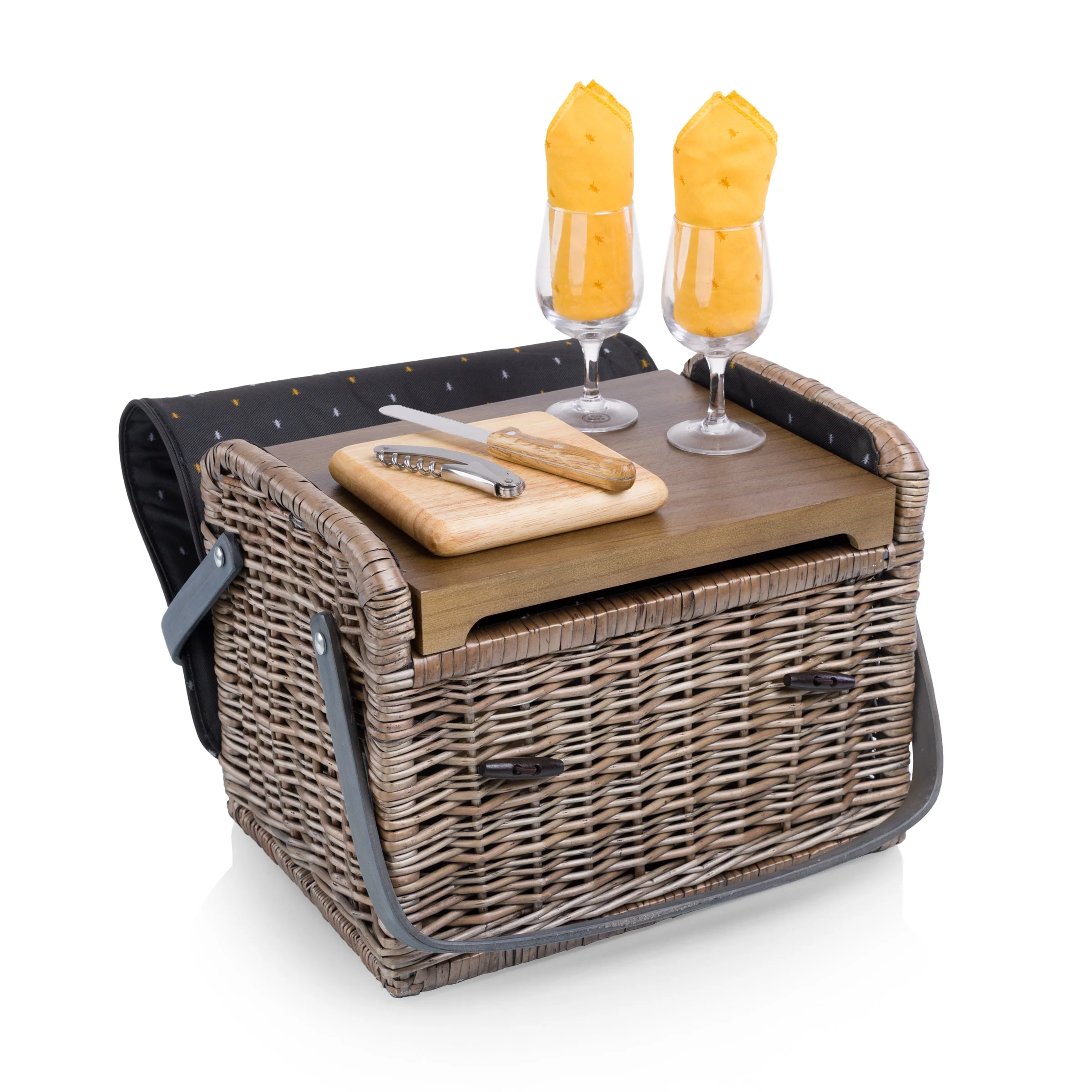 Kabrio Wine & Cheese Picnic Basket - Image 5