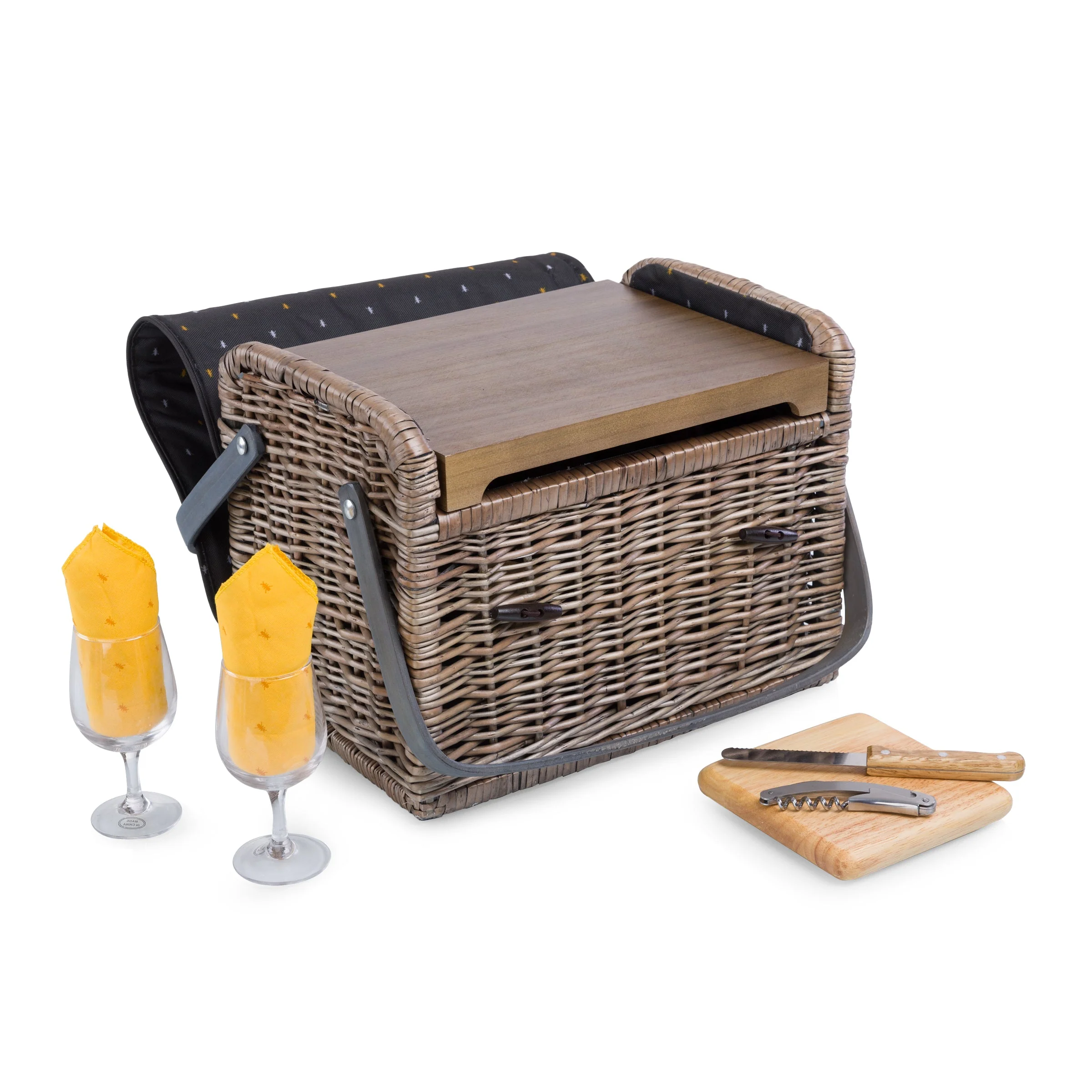 Kabrio Wine & Cheese Picnic Basket - Image 6