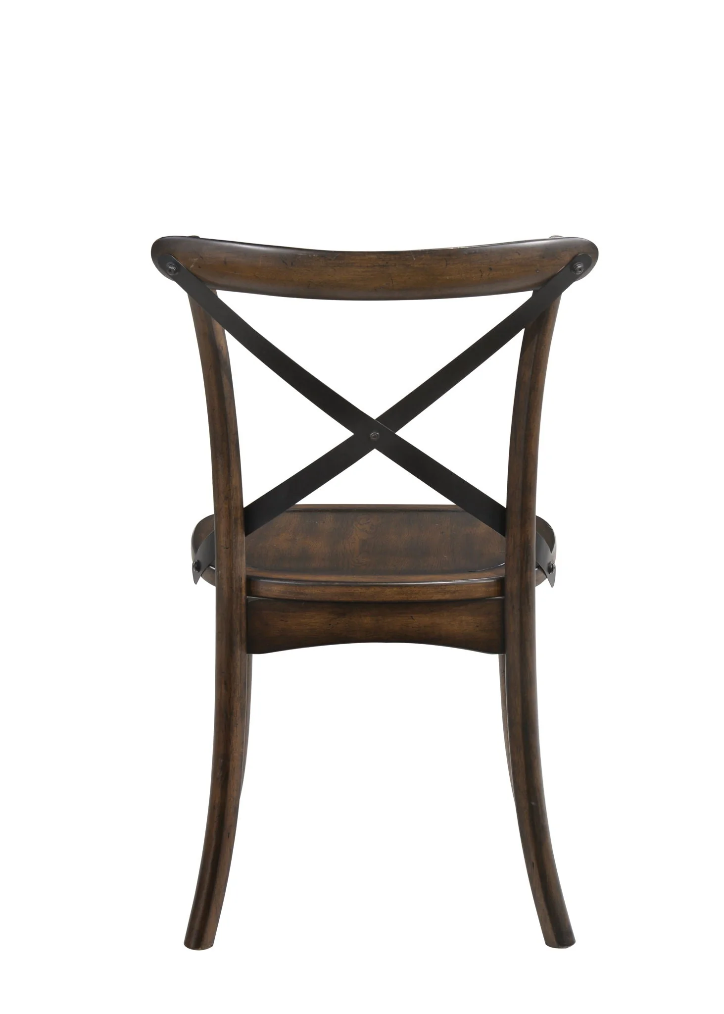 Kaelyn - Metal Side Chair (Set of 2) - Dark Oak - Image 3