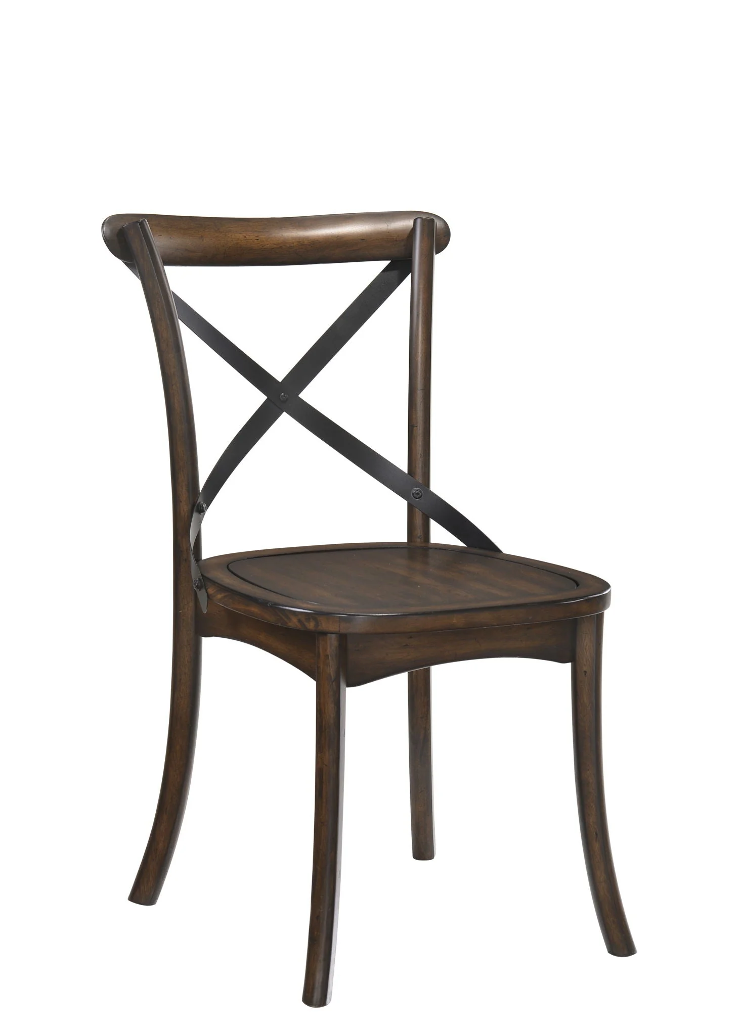 Kaelyn - Metal Side Chair (Set of 2) - Dark Oak - Image 4