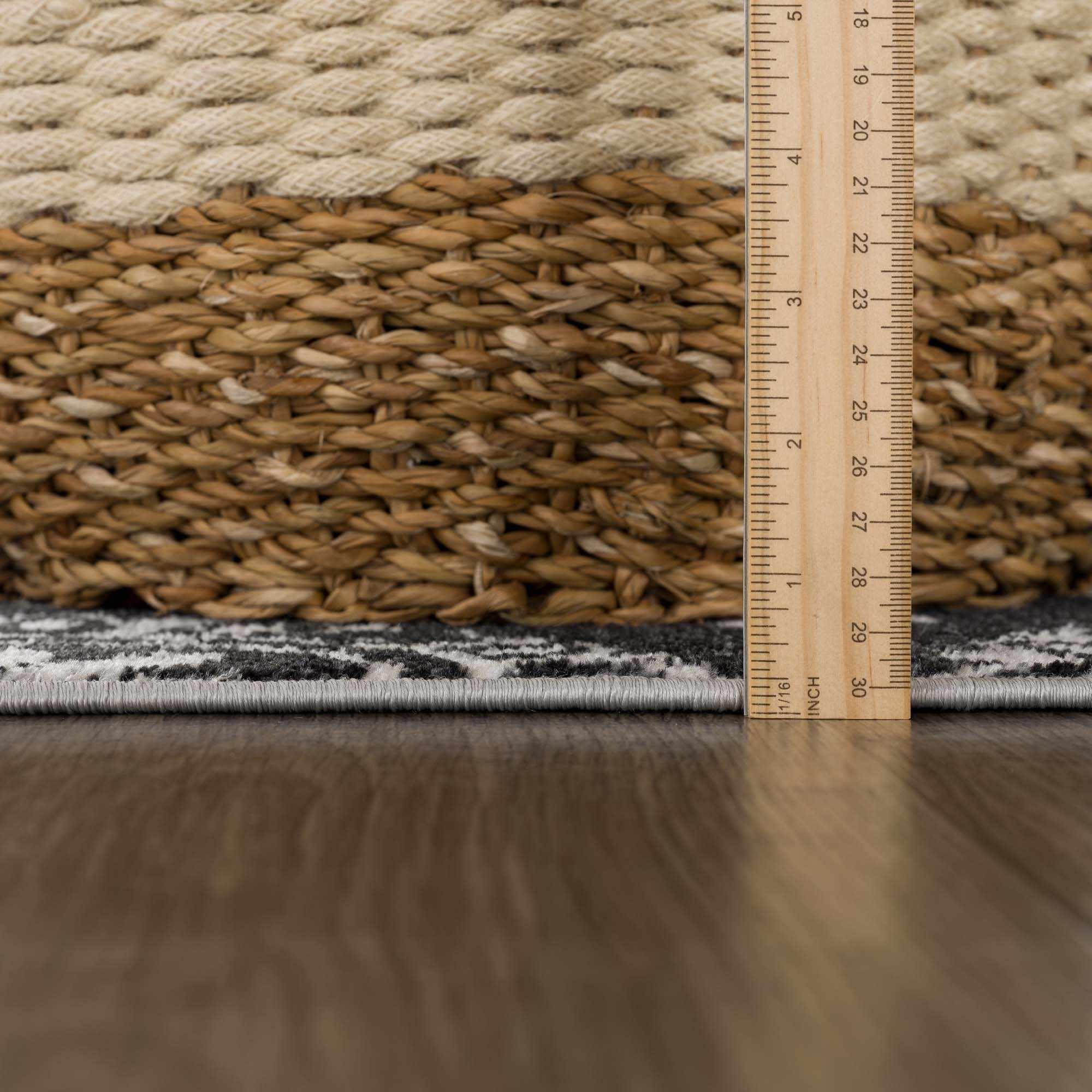Kahraman Black & White Washable Rug - Image 12