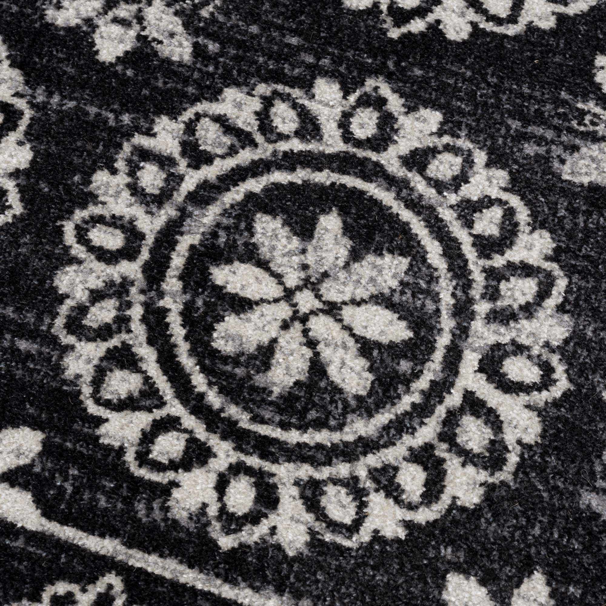 Kahraman Black & White Washable Rug - Image 18