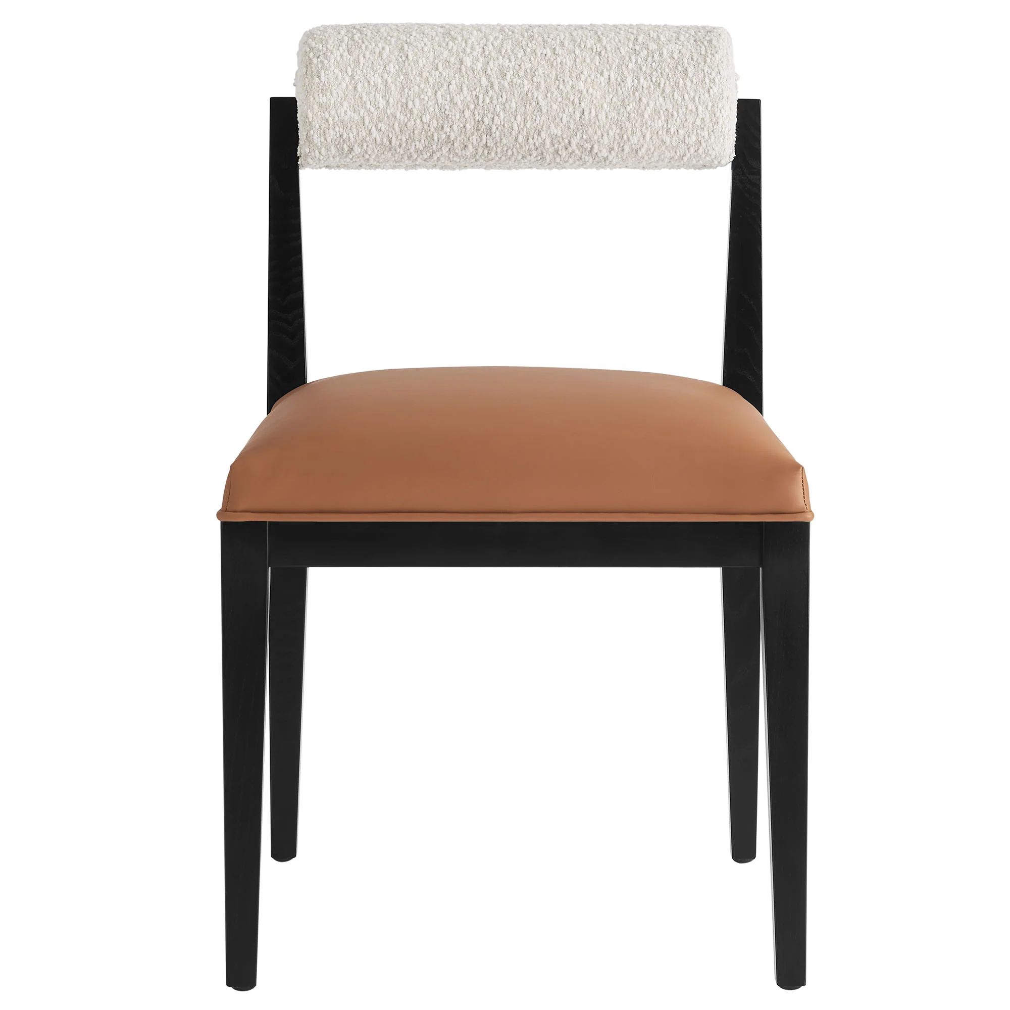 Kai Boucle and Vegan Leather Dining Chair by Modway - Image 6