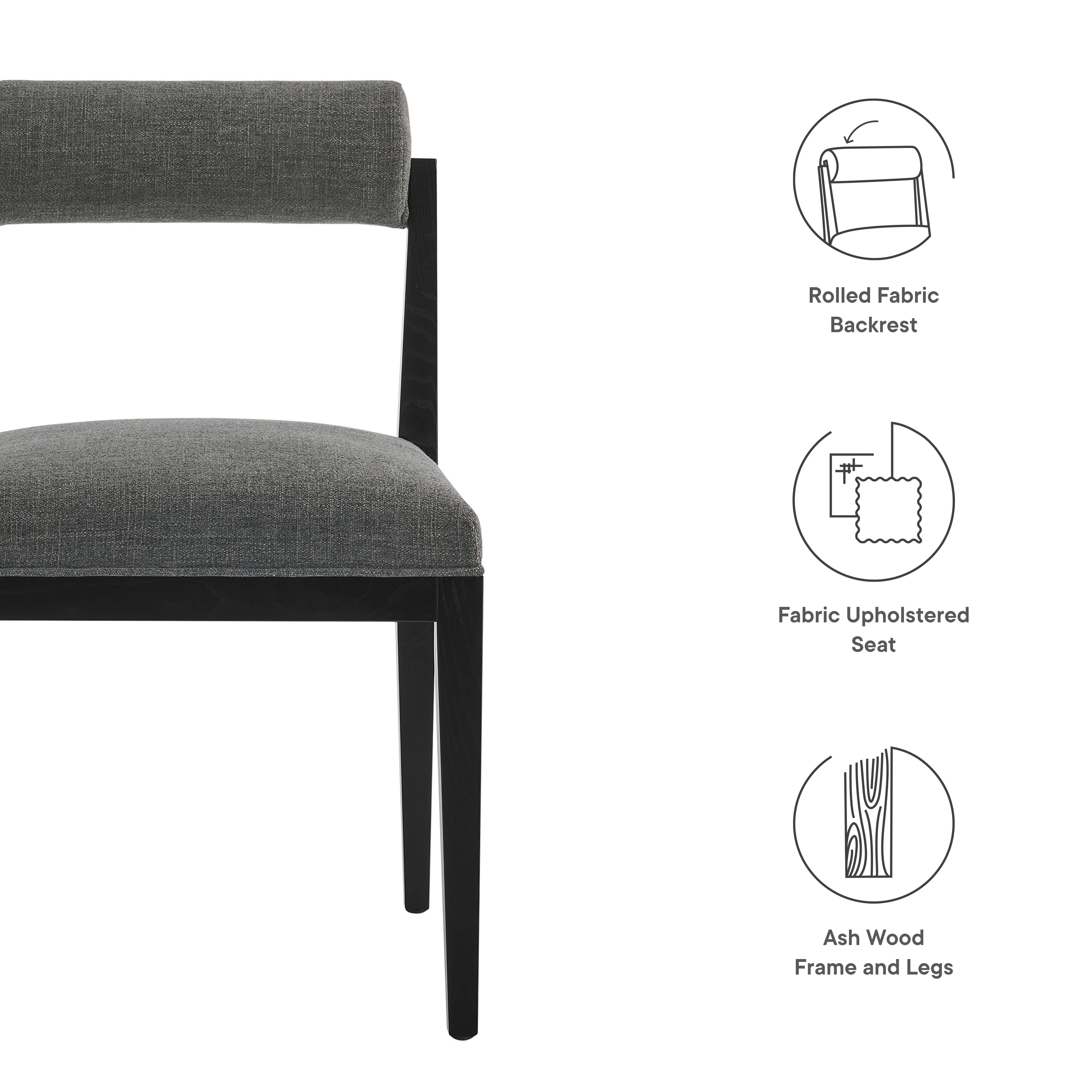 Kai Fabric Dining Chair by Modway - Image 16