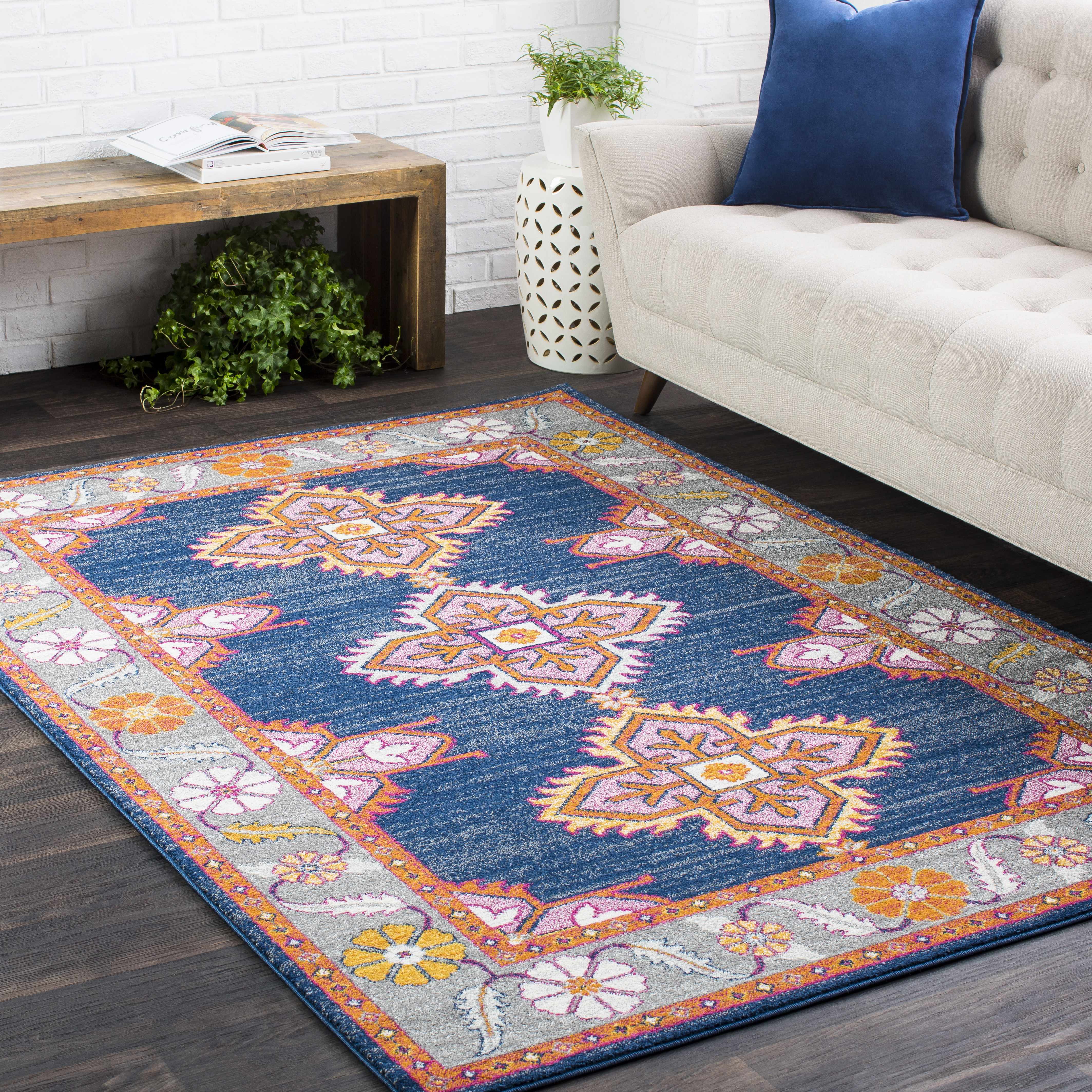 Kaitlyn Navy Area Rug - Image 2