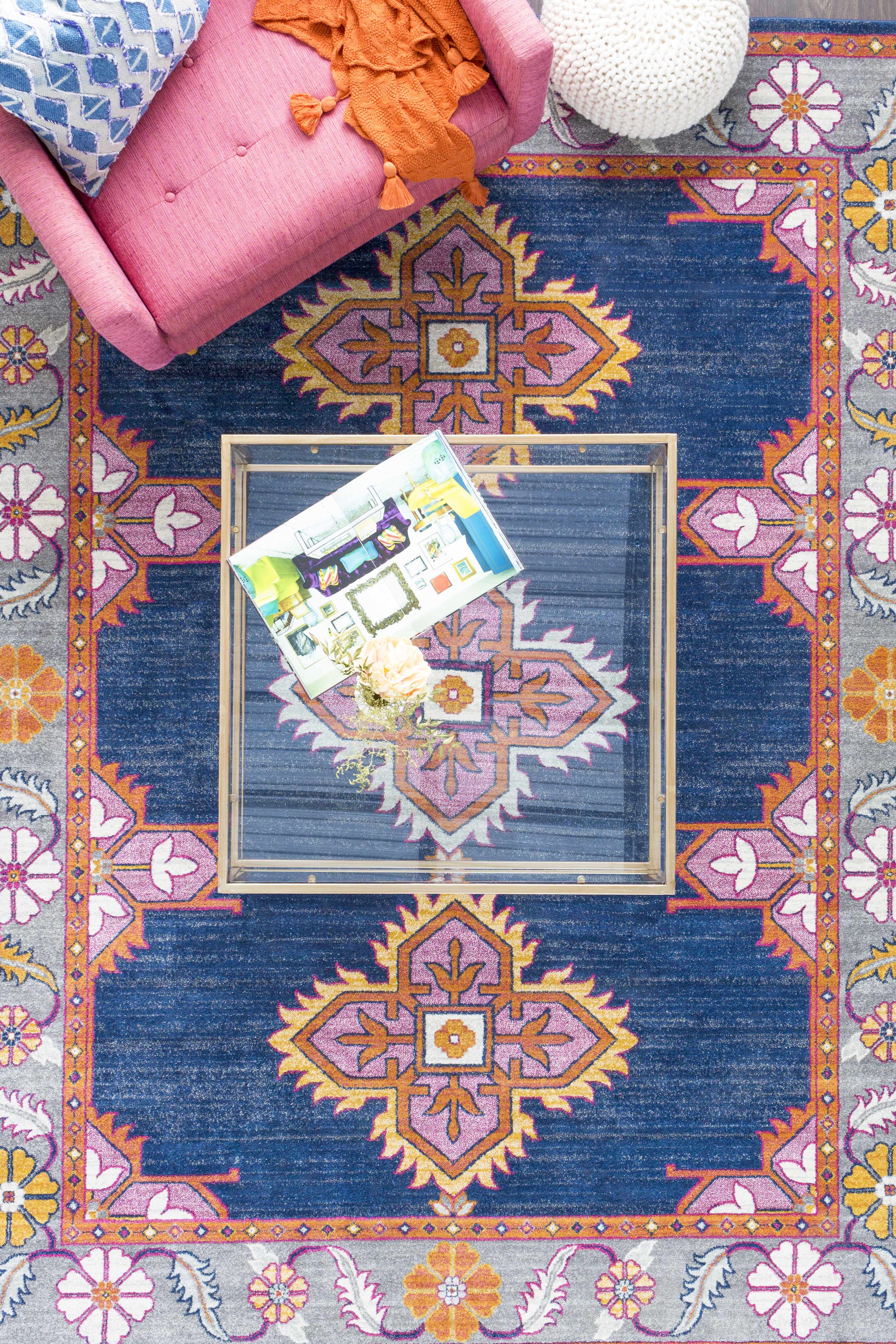 Kaitlyn Navy Area Rug - Image 6