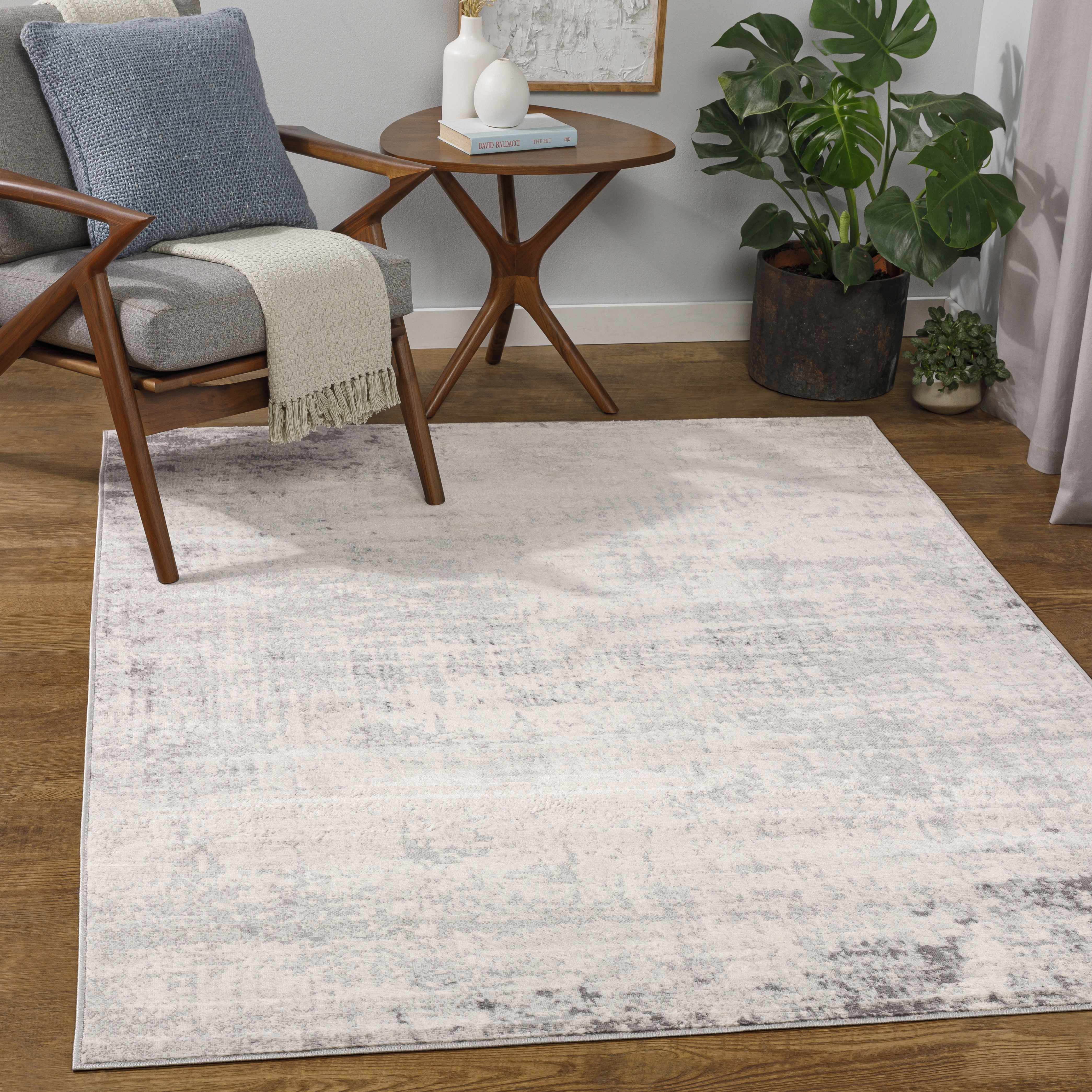 Kalanganan Abstract Gray Rug - Clearance - Image 3