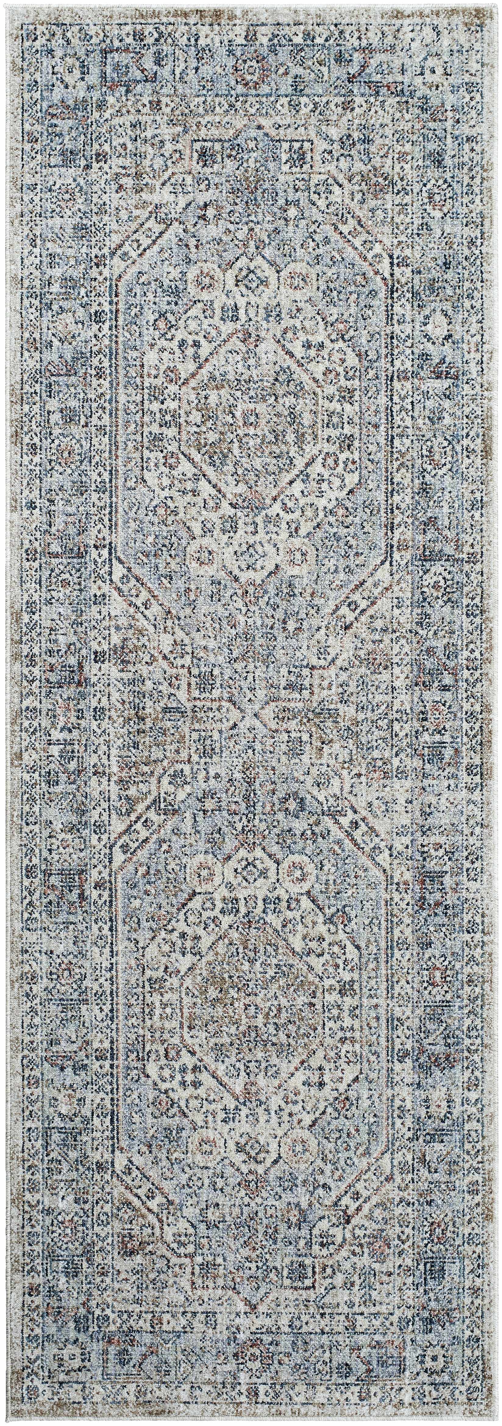 Kalei Beige & Blue Area Rug - Clearance - Image 3
