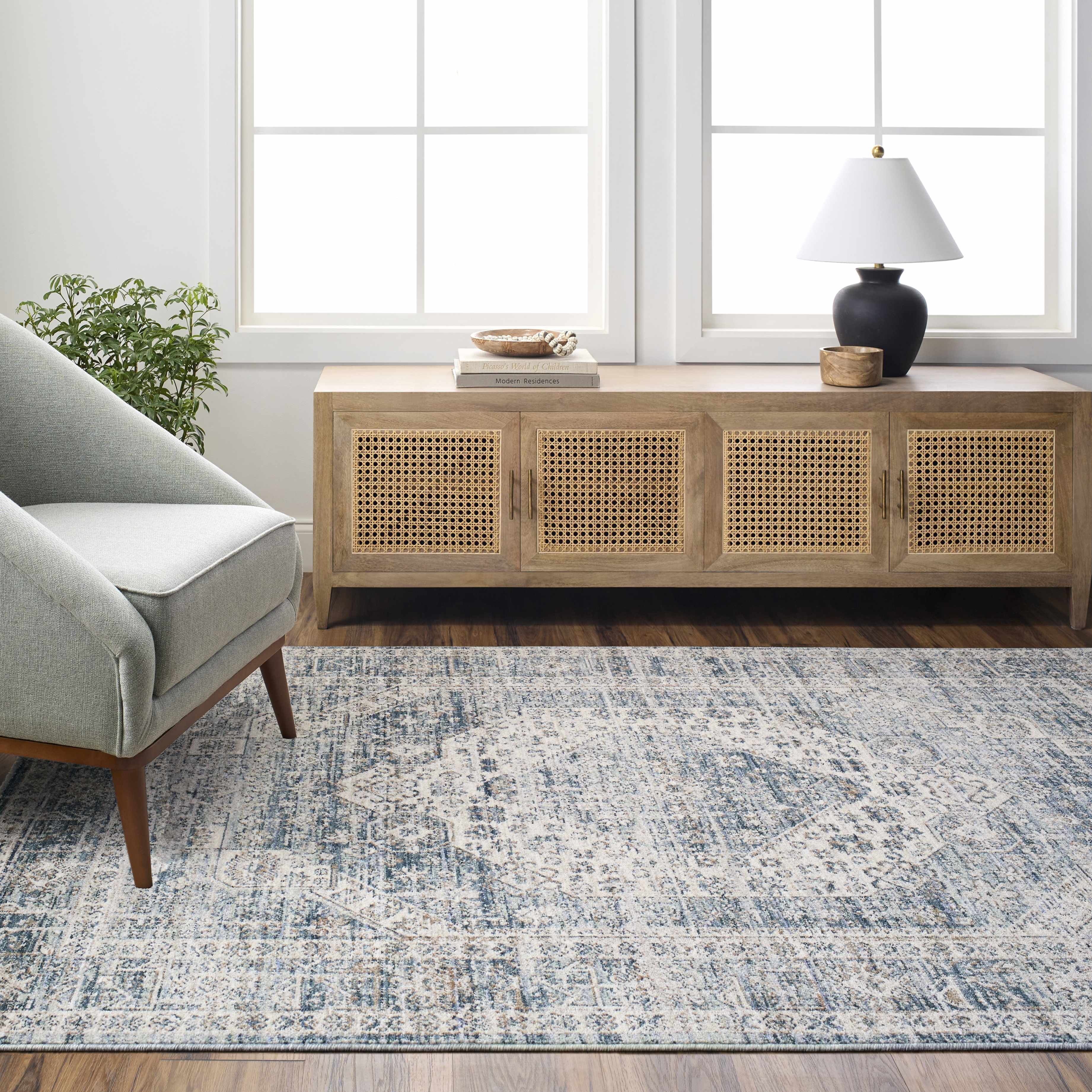 Kalei Blue Area Rug - Clearance - Image 2