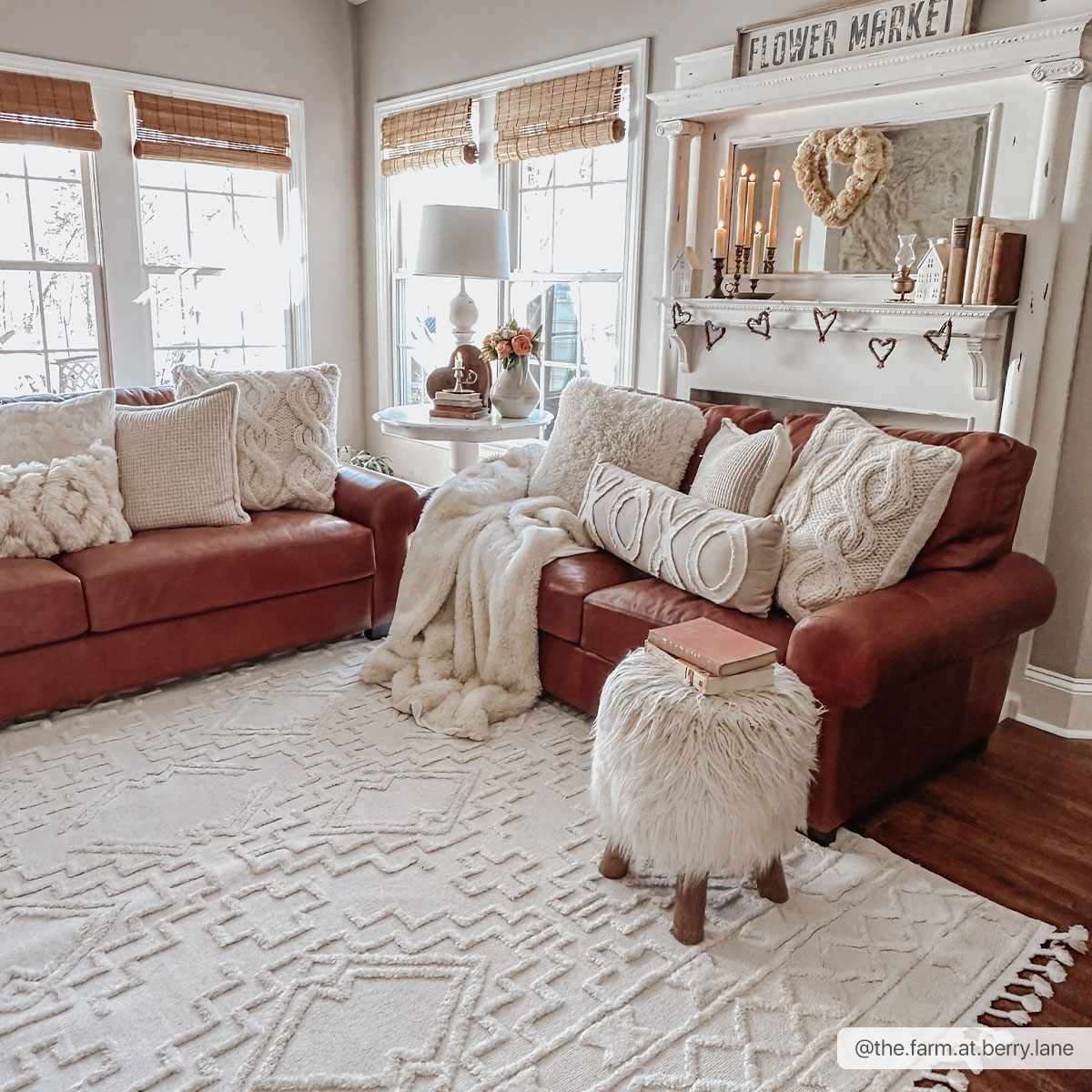 Kalkan High/Low Pile Rug with Tassels - Clearance - Image 2