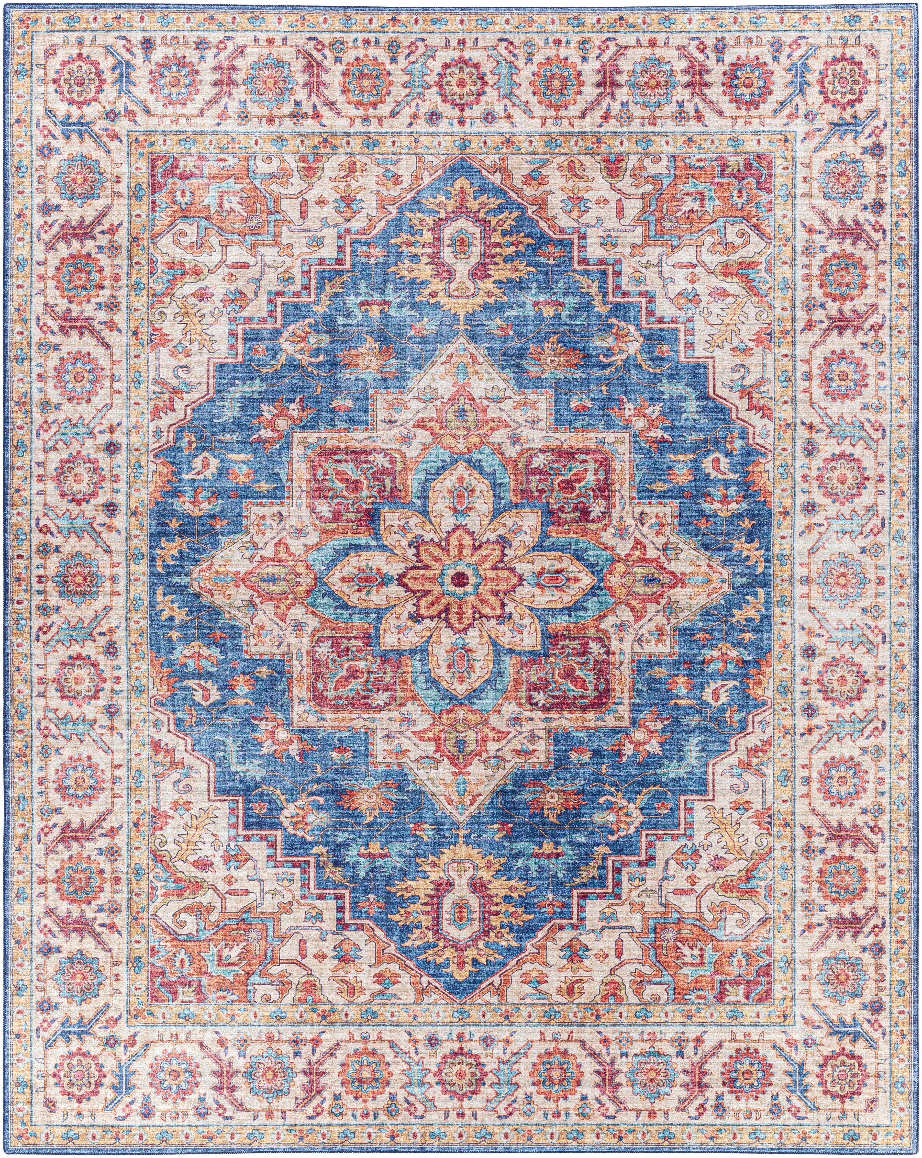 Kapaa Blue Medallion Rug - Clearance - Image 11