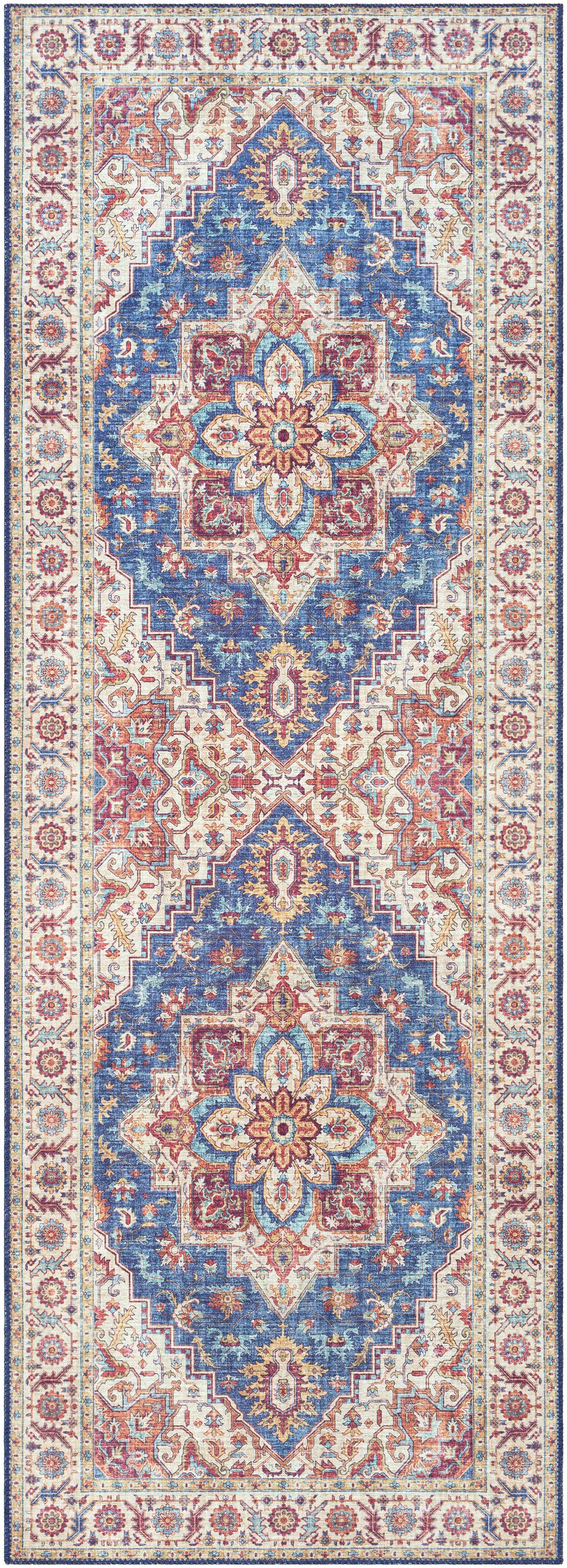 Kapaa Blue Medallion Rug - Clearance - Image 3
