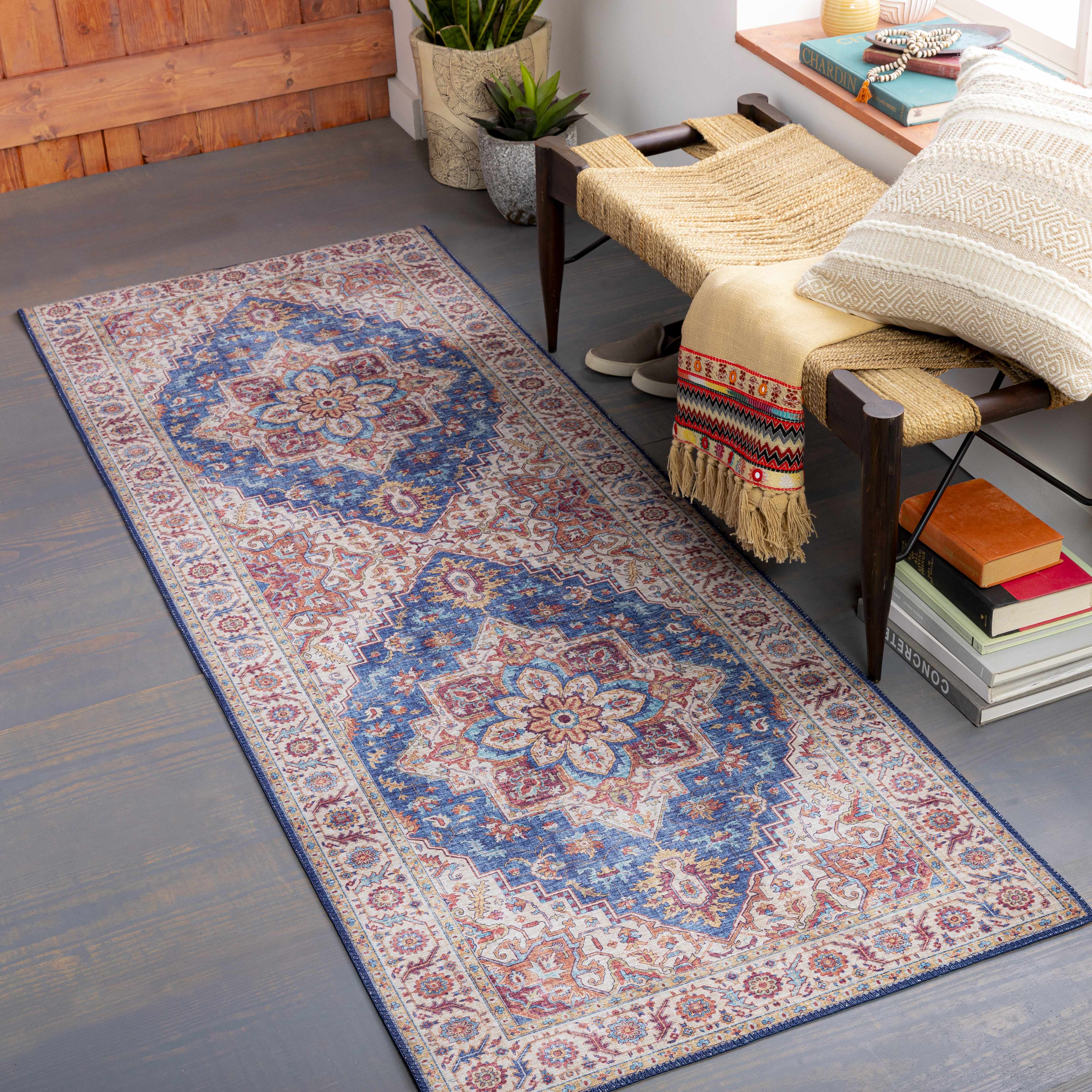 Kapaa Blue Medallion Rug - Clearance - Image 4
