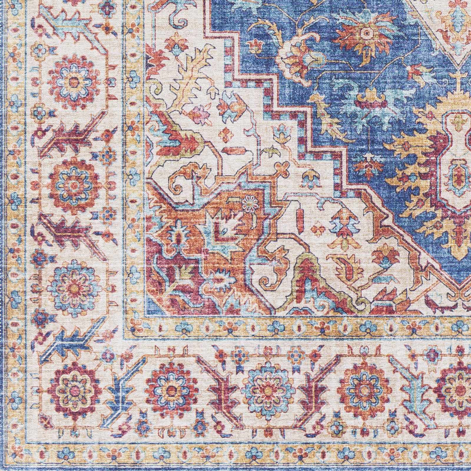 Kapaa Blue Medallion Rug - Clearance - Image 5
