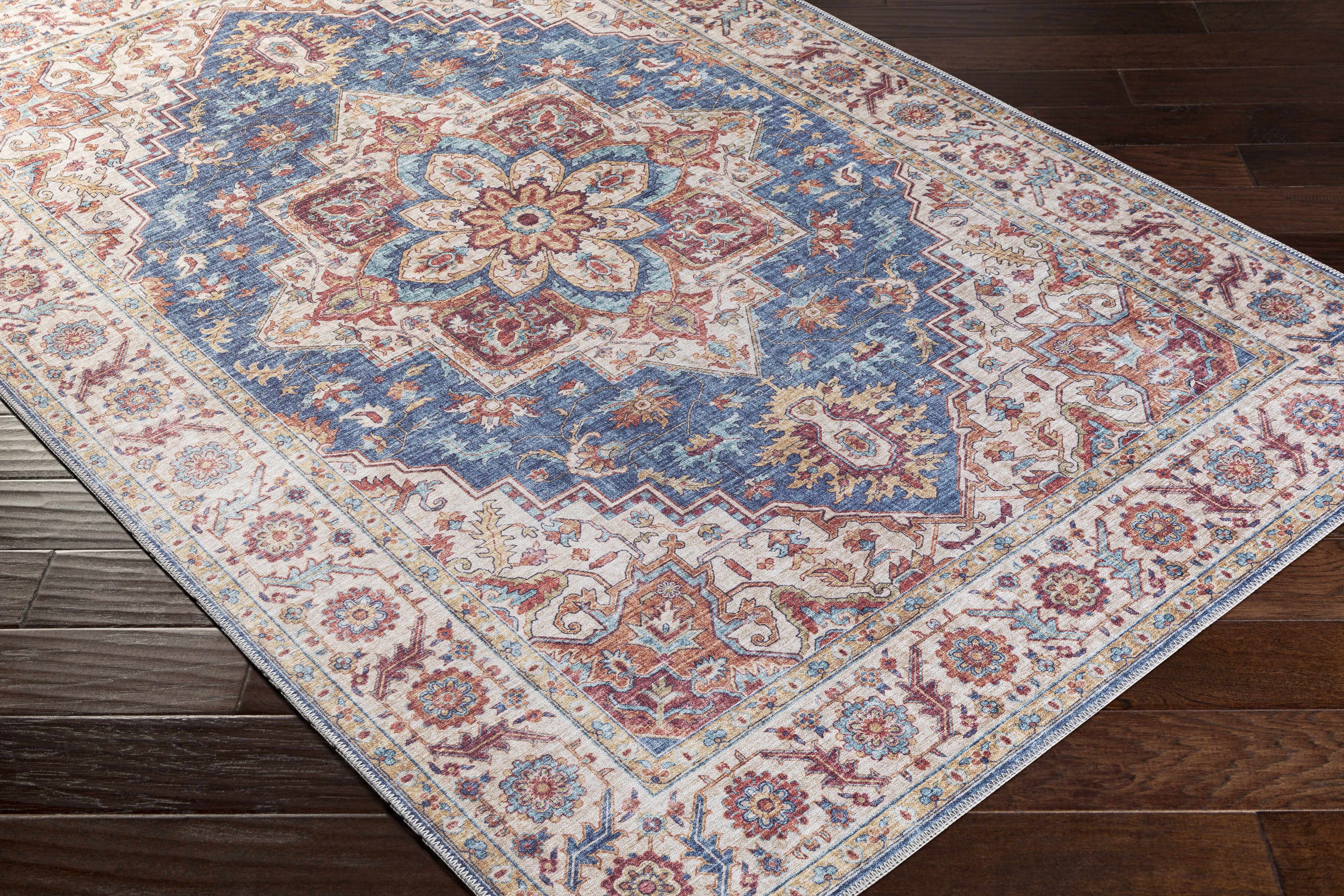 Kapaa Blue Medallion Rug - Clearance - Image 8