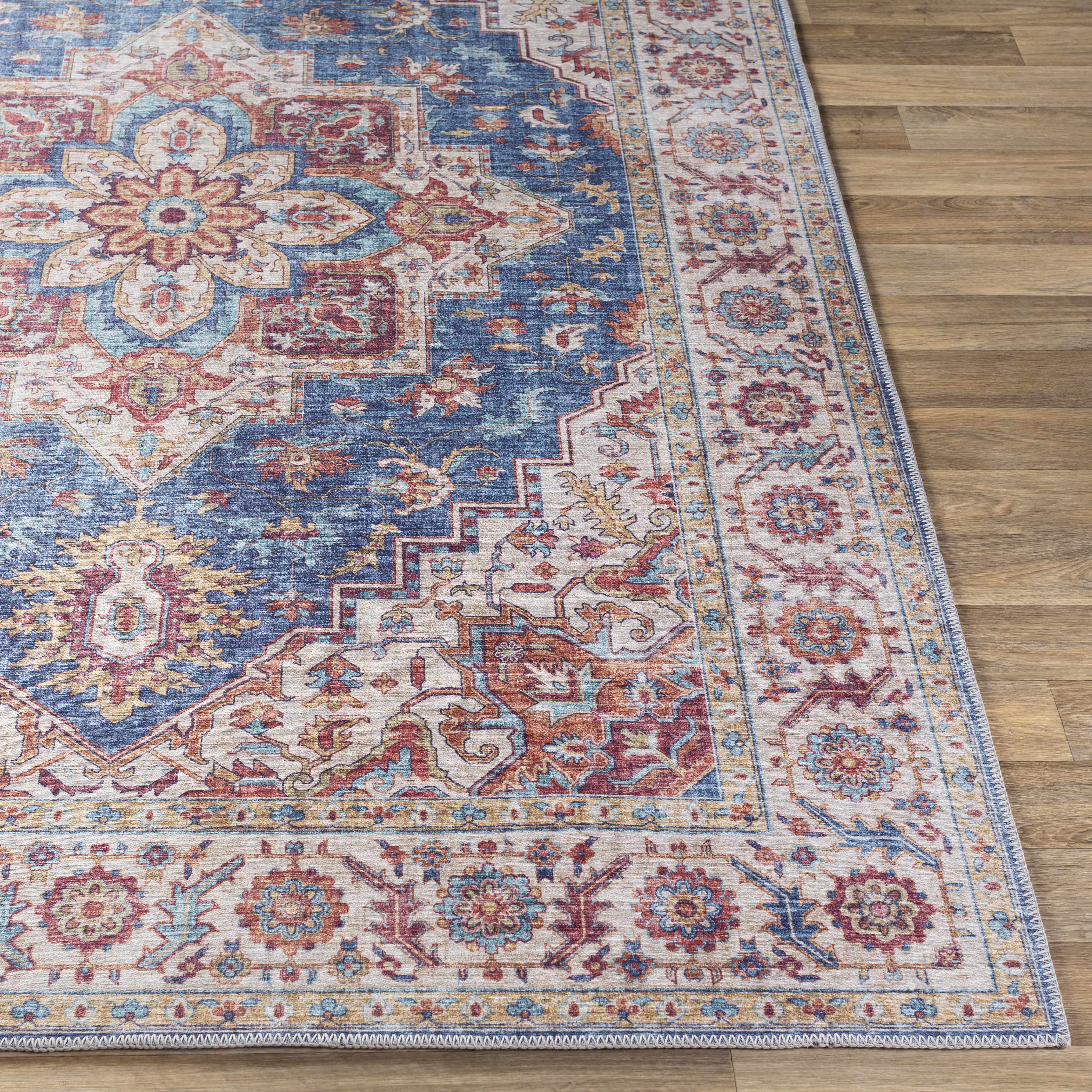 Kapaa Blue Medallion Rug - Clearance - Image 9